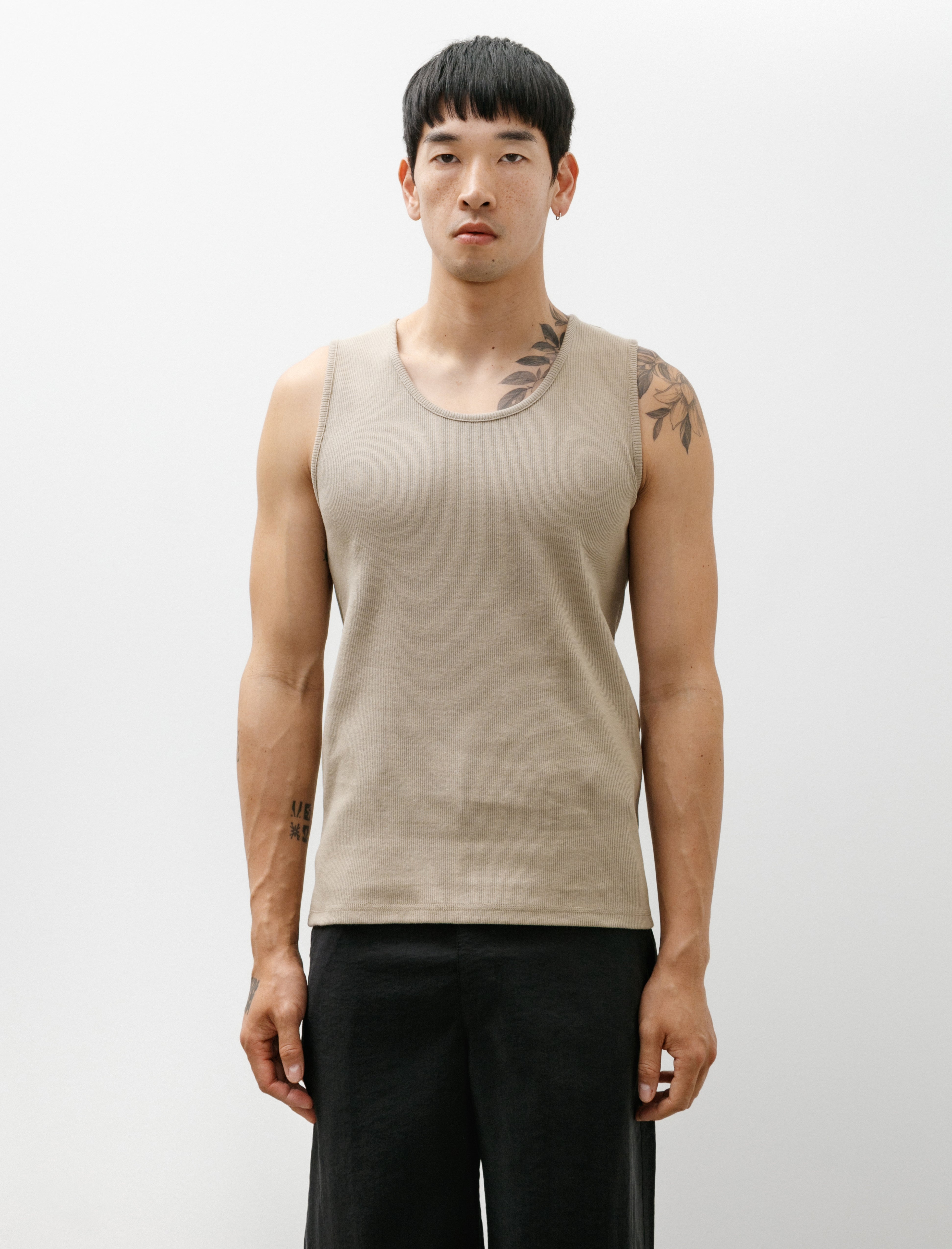 Lemaire Rib Tank Top Sage