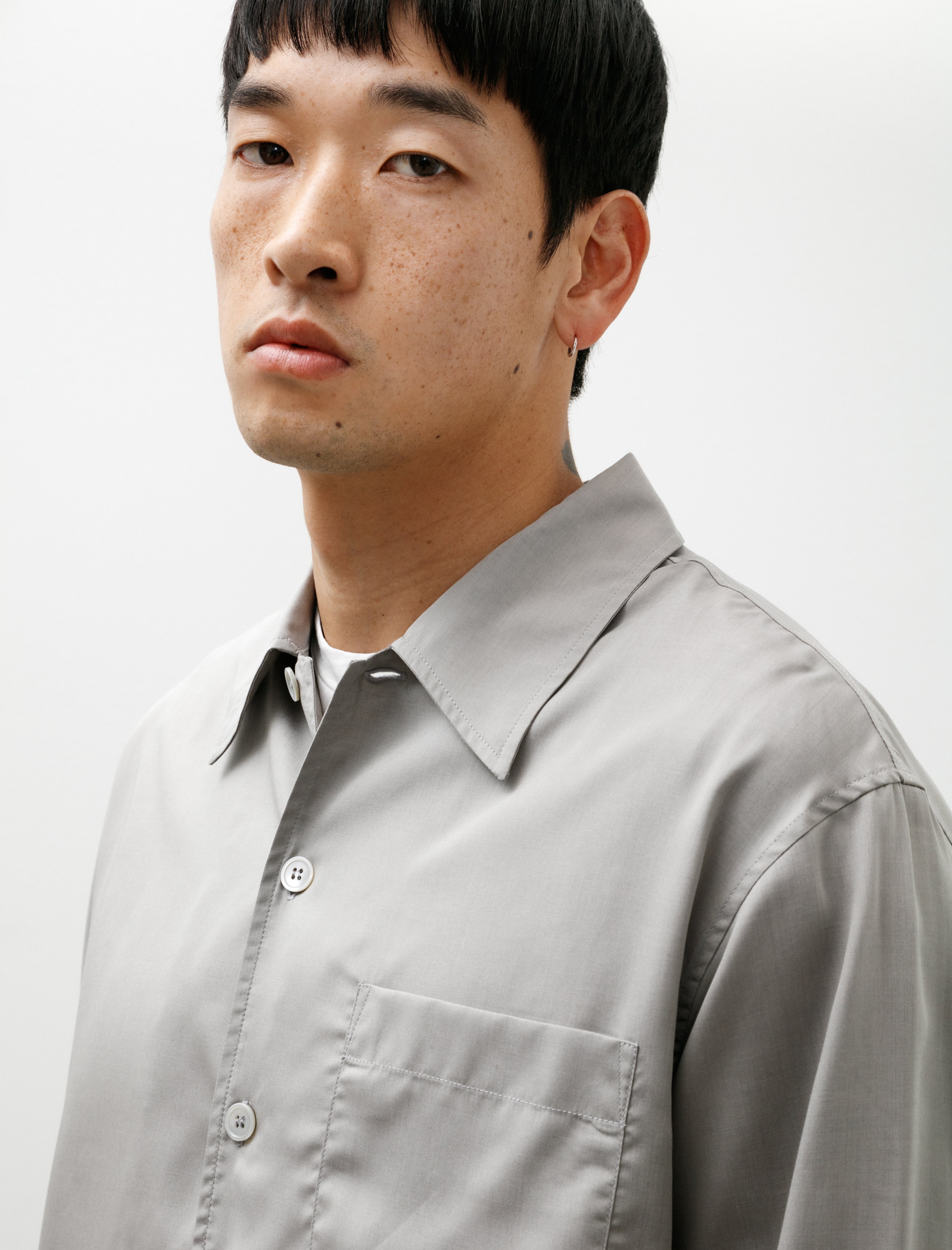 Our Legacy Every Shirt Willow Grey Softflow Tencel