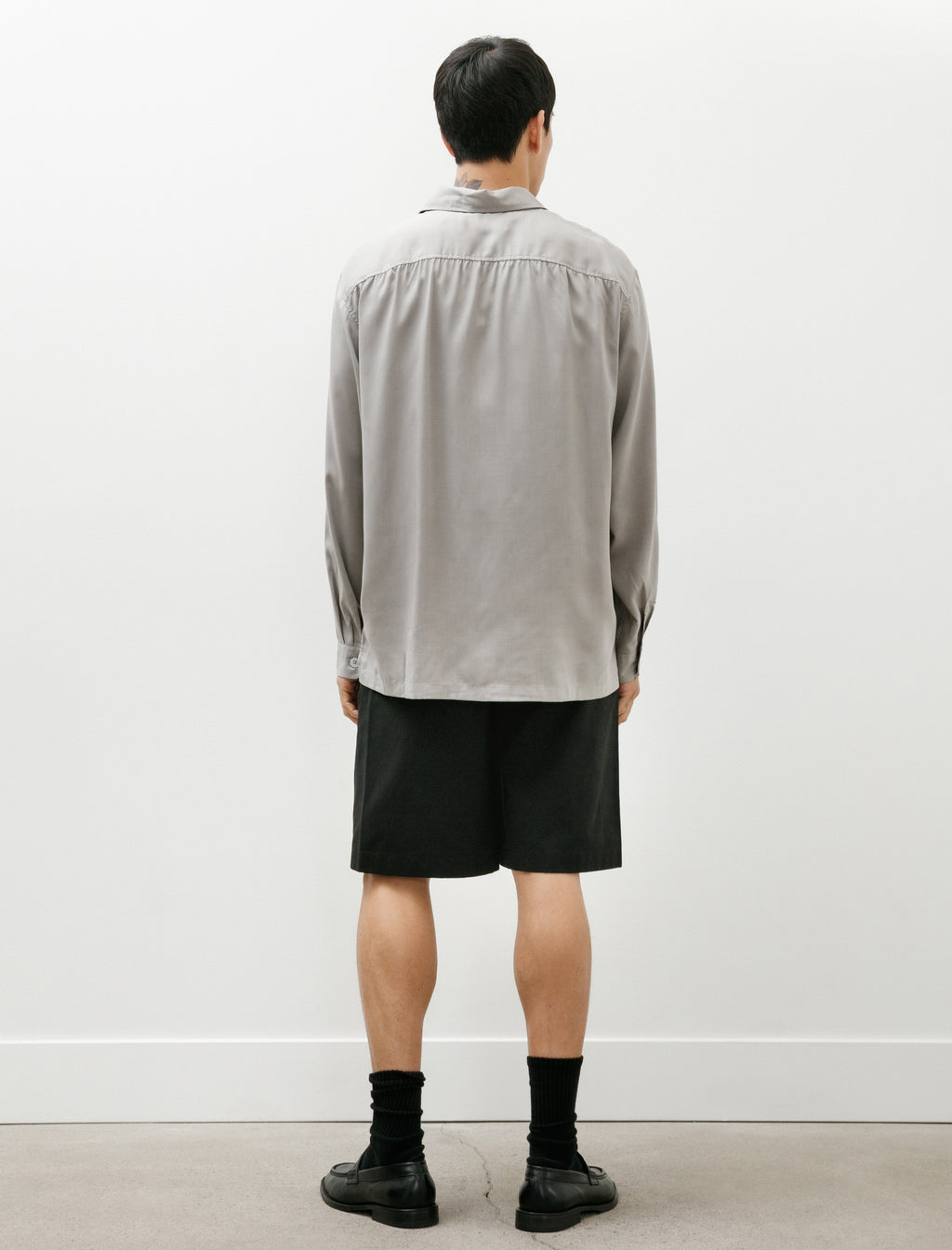 Our Legacy Ponte Shorts Studio Black Micro Canvas – Neighbour