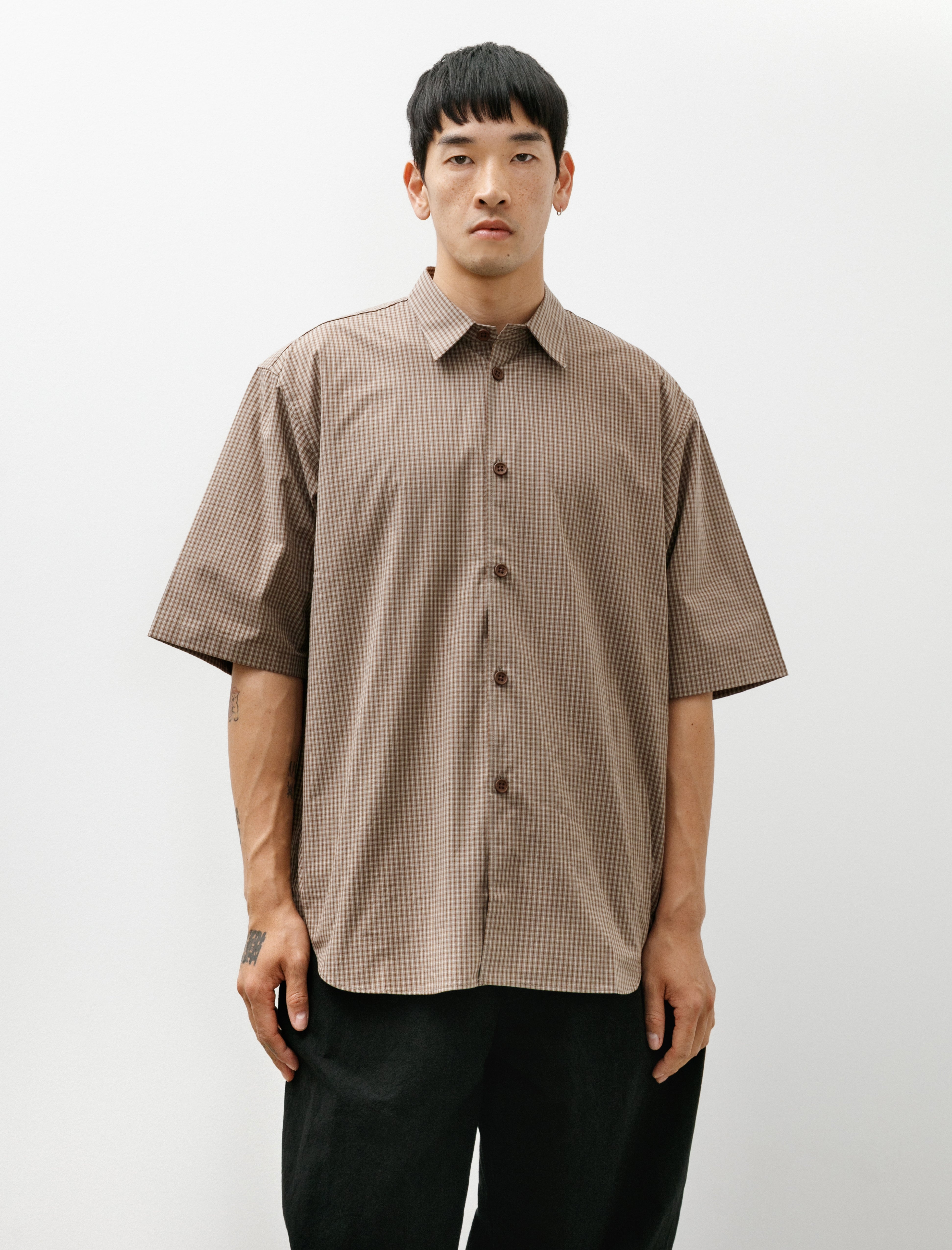 MAN-TLE R20 Shirt-9 S/S Weather Shirt Garden Grid