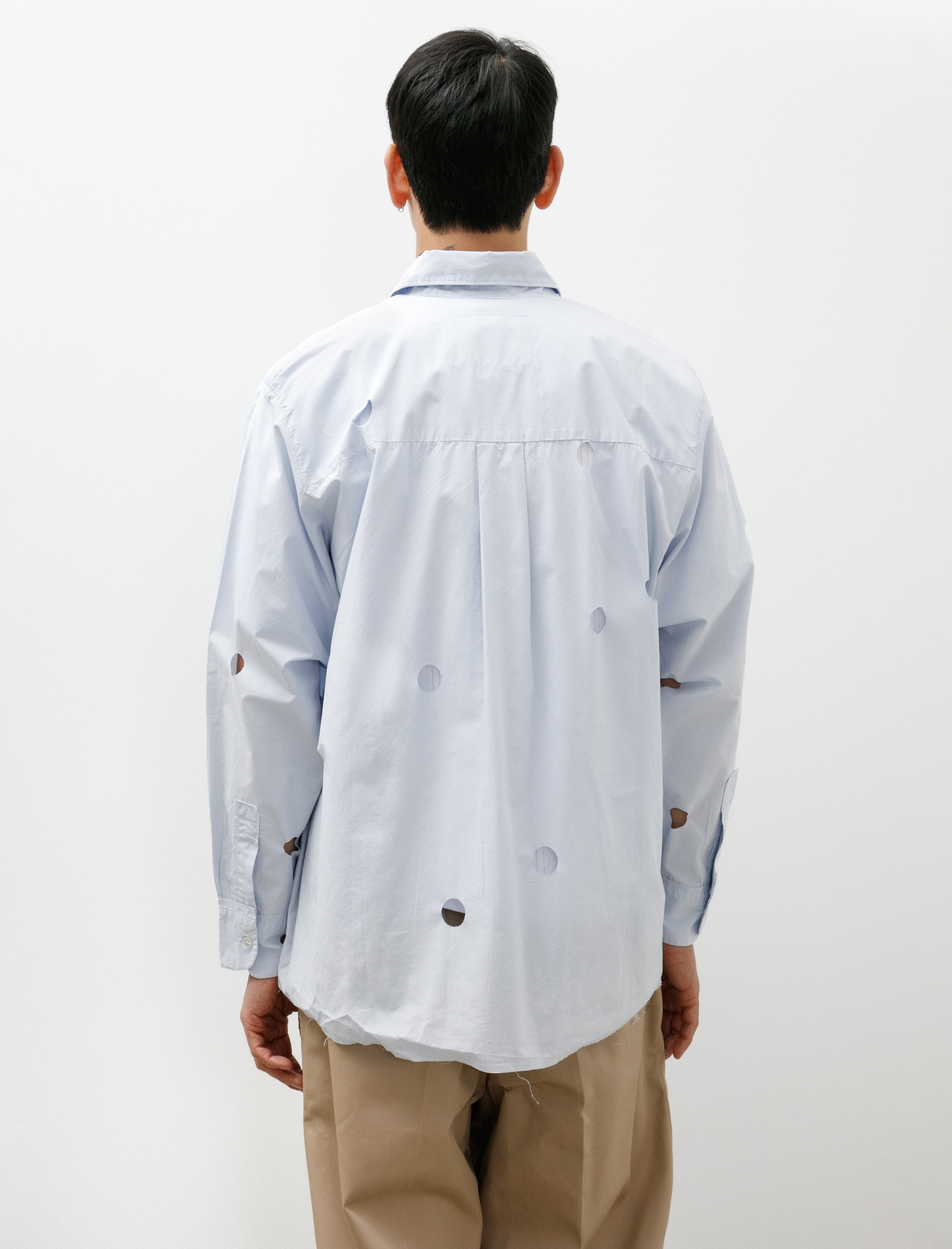 Camiel Fortgens Research Holes Shirt Light Blue Sunfade