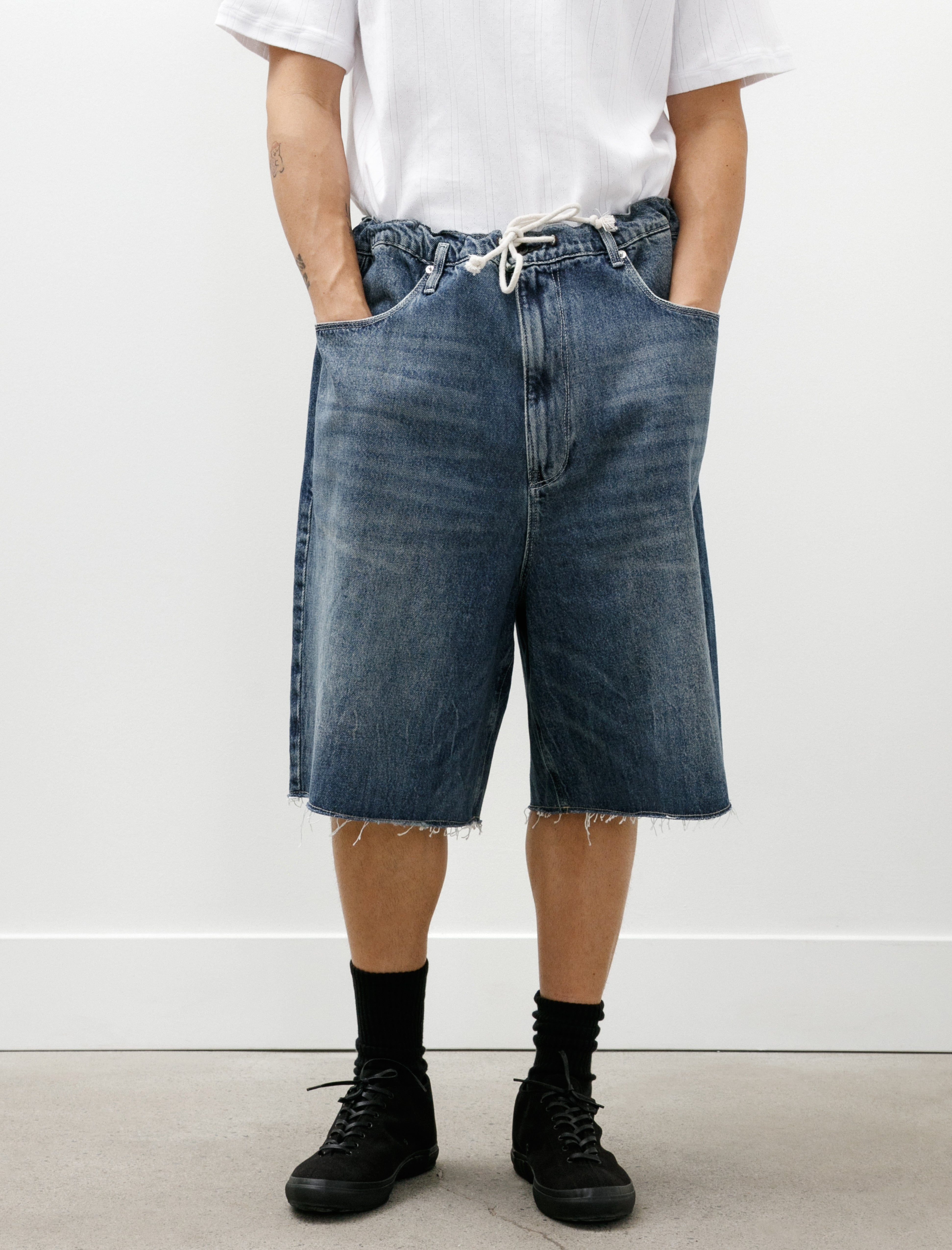 Camiel Fortgens Big Shorts Vintage Wash Denim