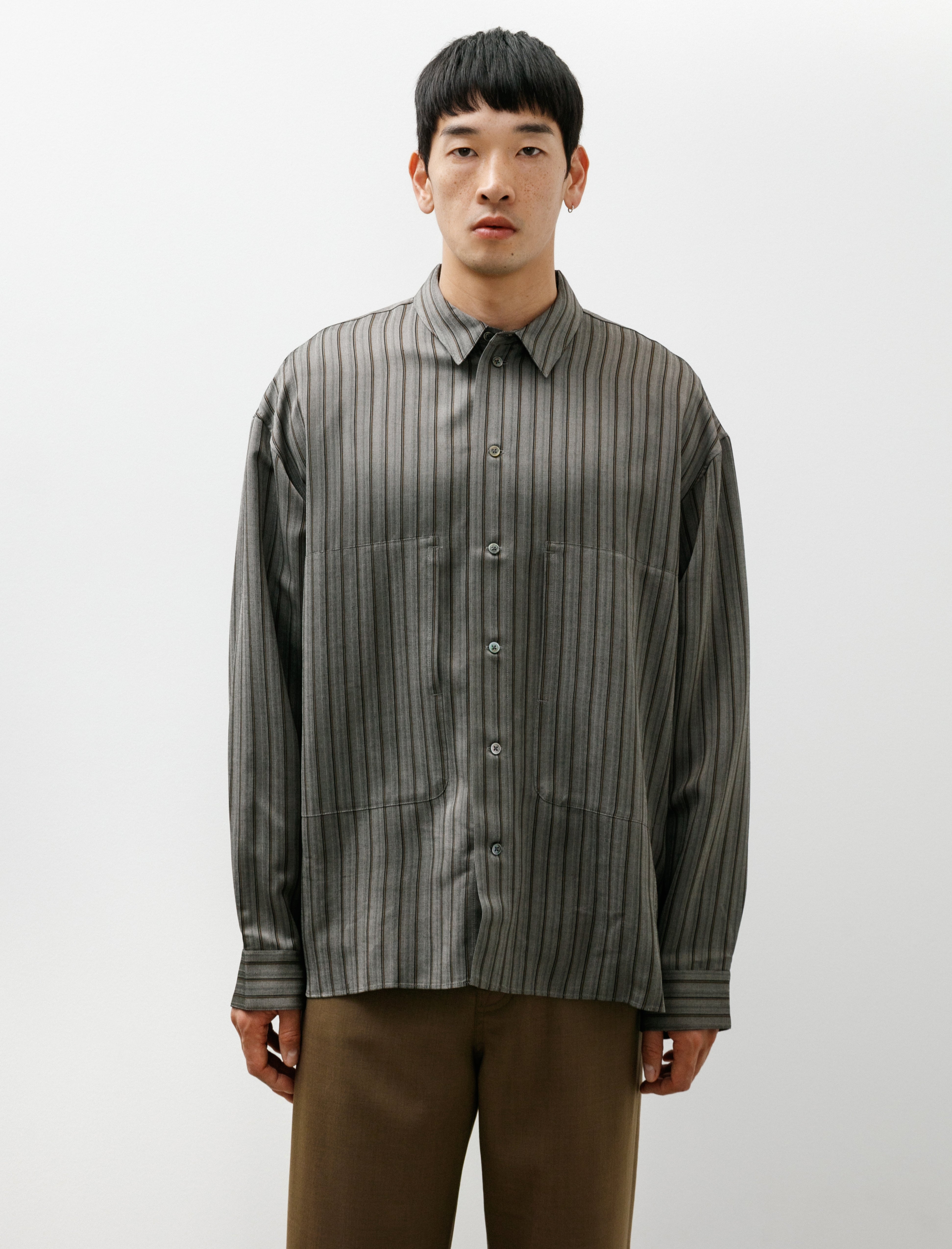 Shirt Jacket B Grey