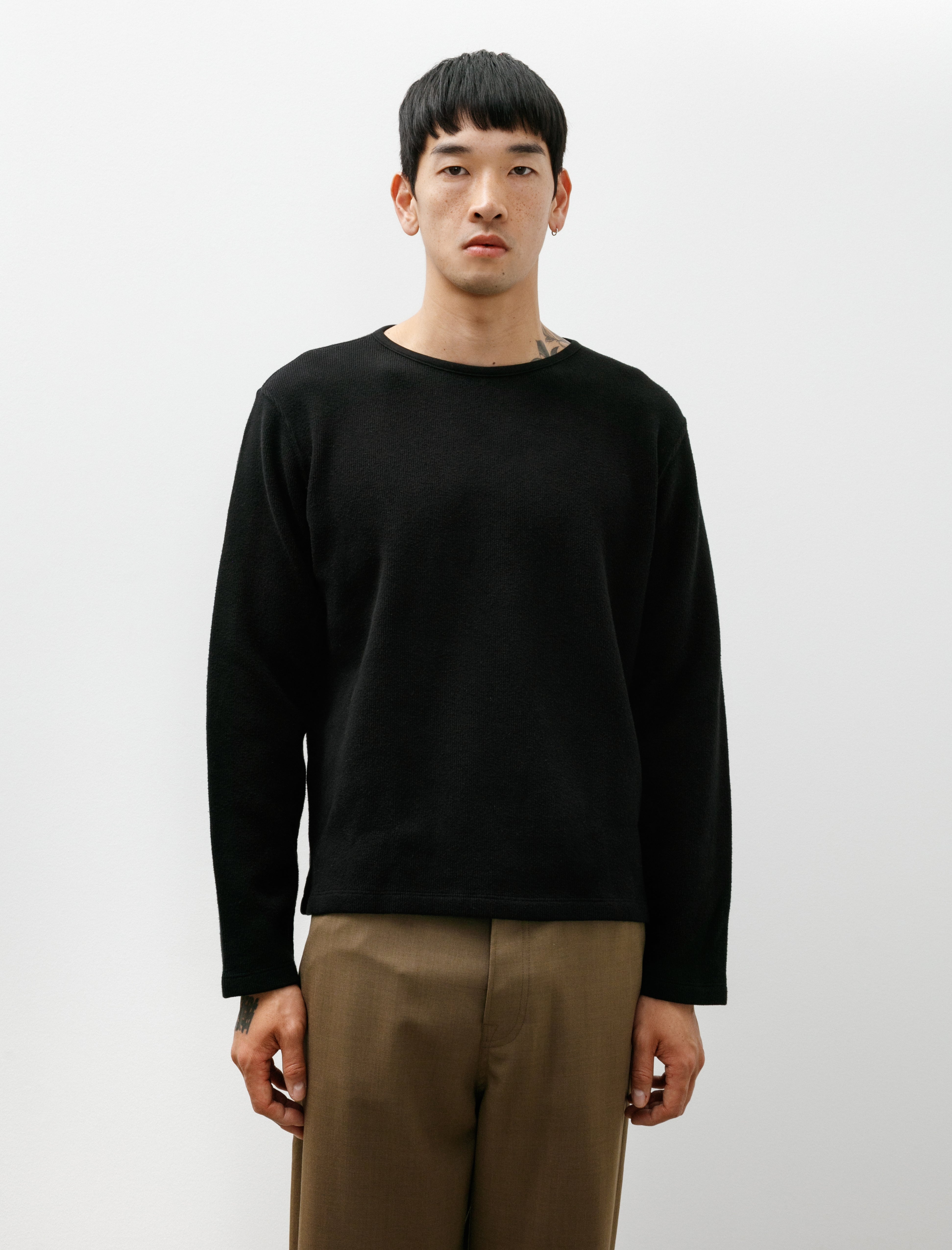 Lady White Co. Ring Sweater Black