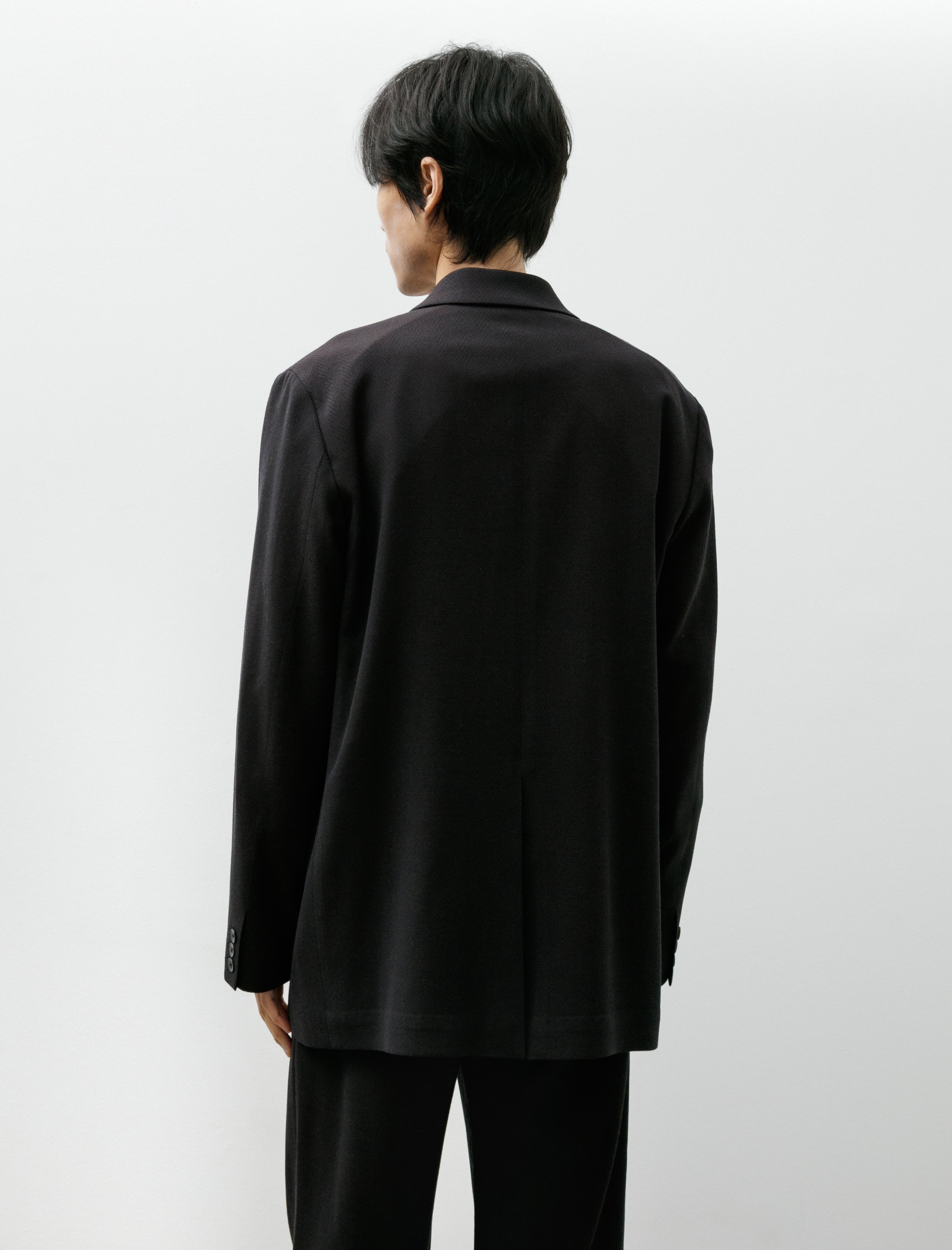 Seya Travel Tailored Jacket Summer Herringbone Mud Indigo
