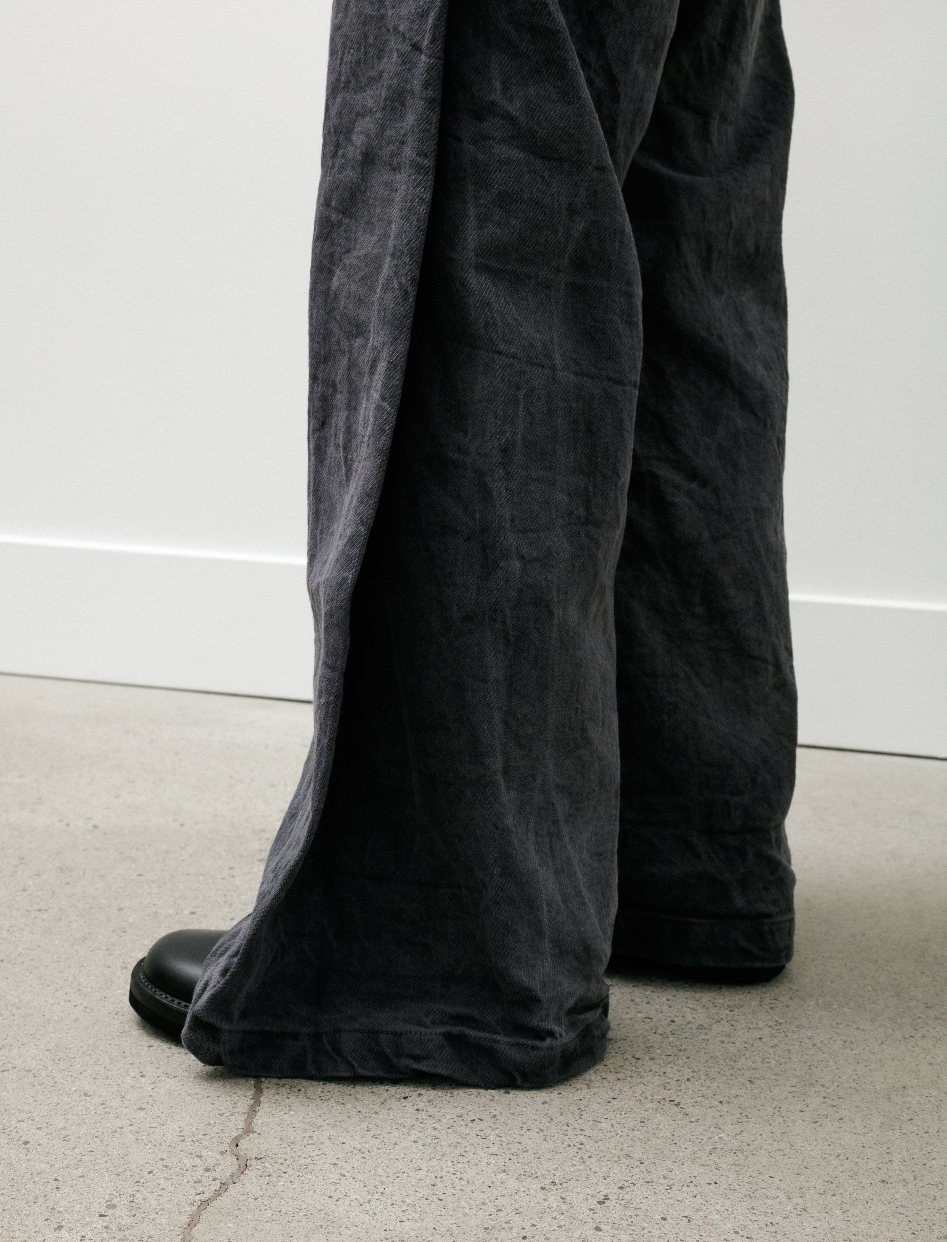 Tender 160 Pleat Cotton Bags Cotton Blackout Grey Logwood