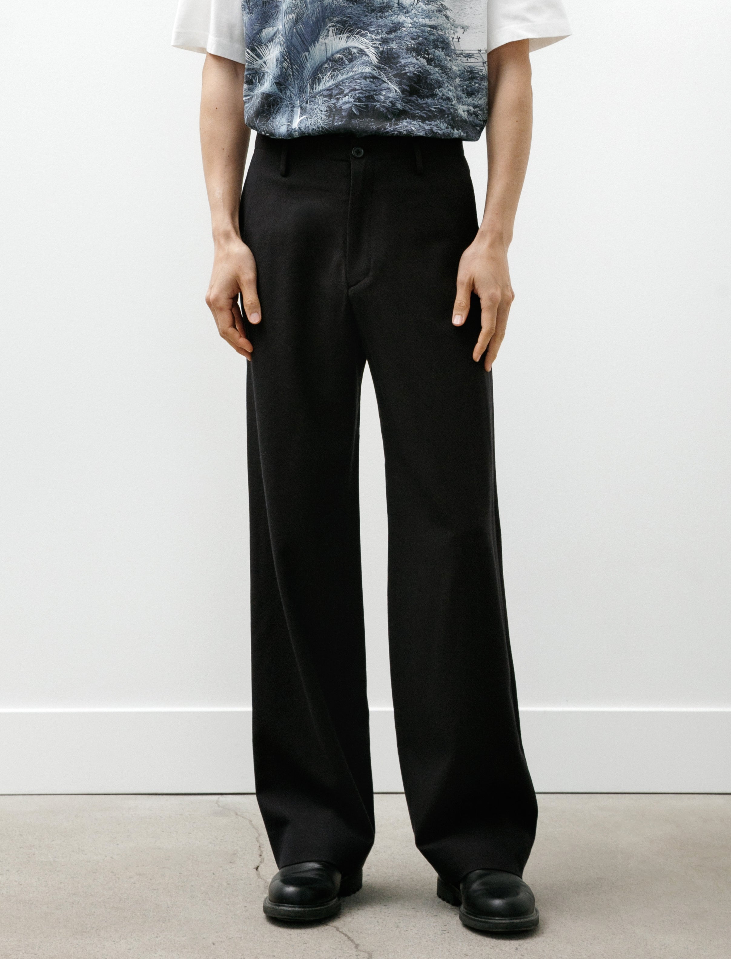 Seya Reporter Pants Summer Herringbone Mud Indigo
