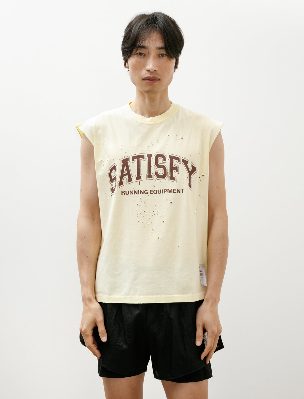 Satisfy MothTech Muscle Tee Aged Transparent Yellow – Neighbour