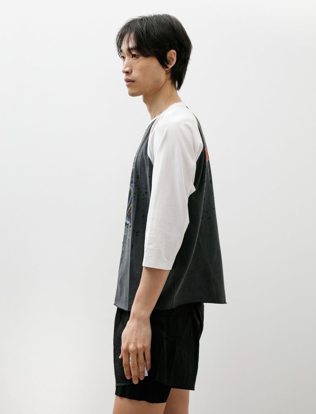 Satisfy MothTech Baseball Tee Off-White/Aged Black – Neighbour