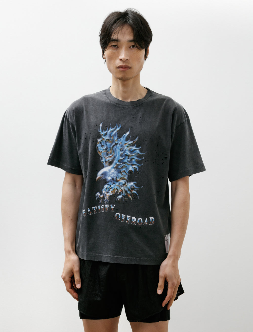 Satisfy MothTech T-Shirt Aged Black – Neighbour