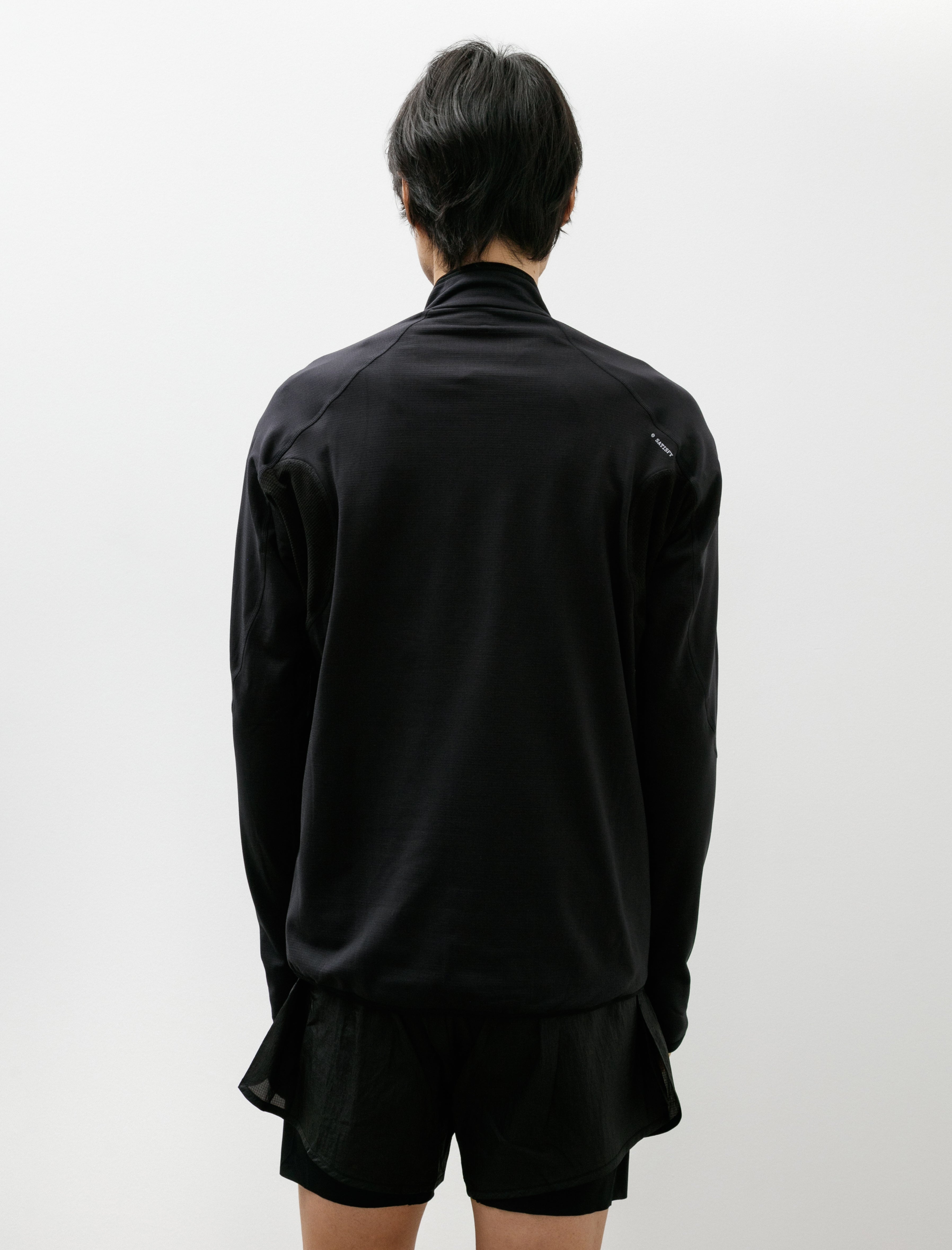 Satisfy FuzzFleece Half-Zip Black