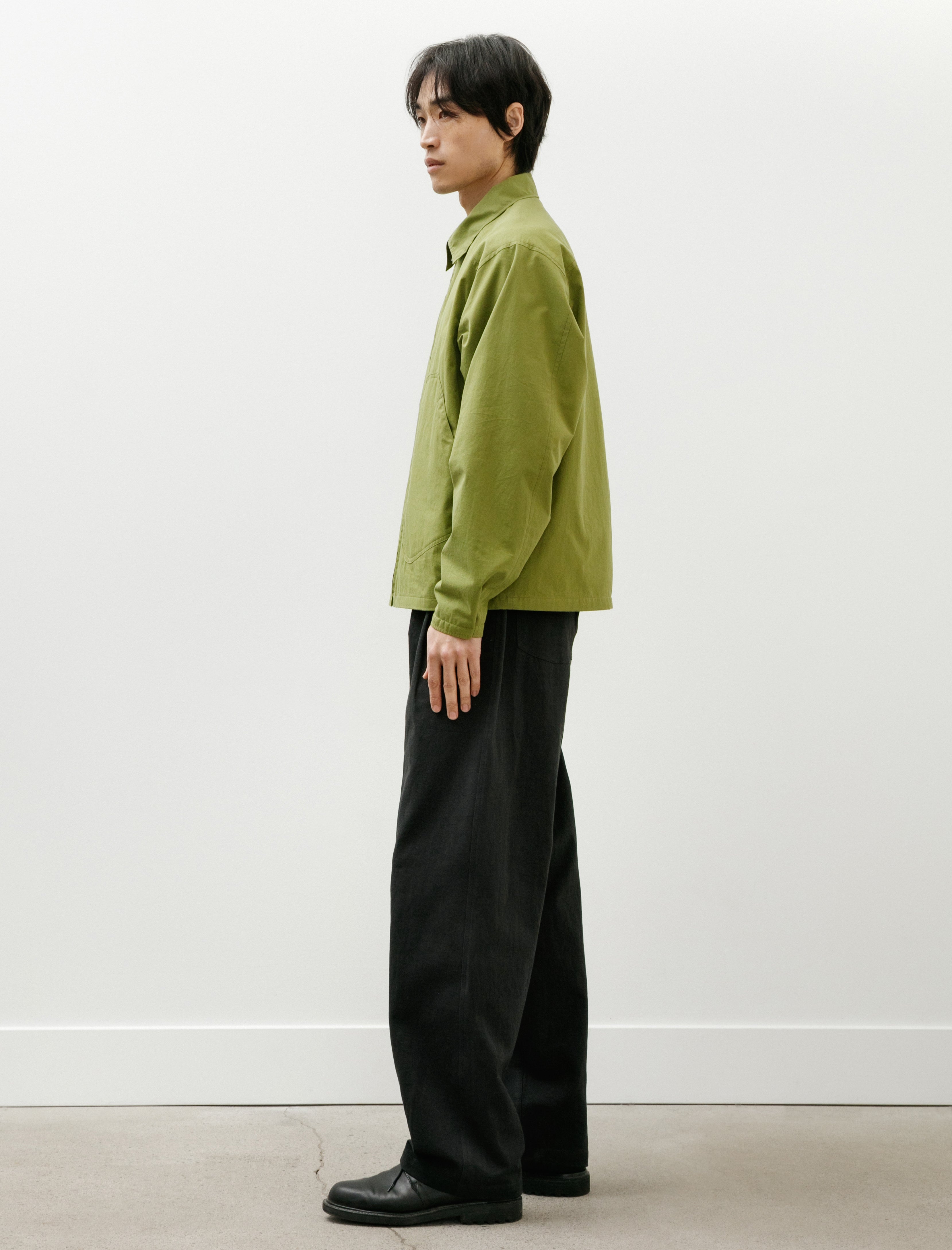 Henry's Pleated Trousers Asphalt