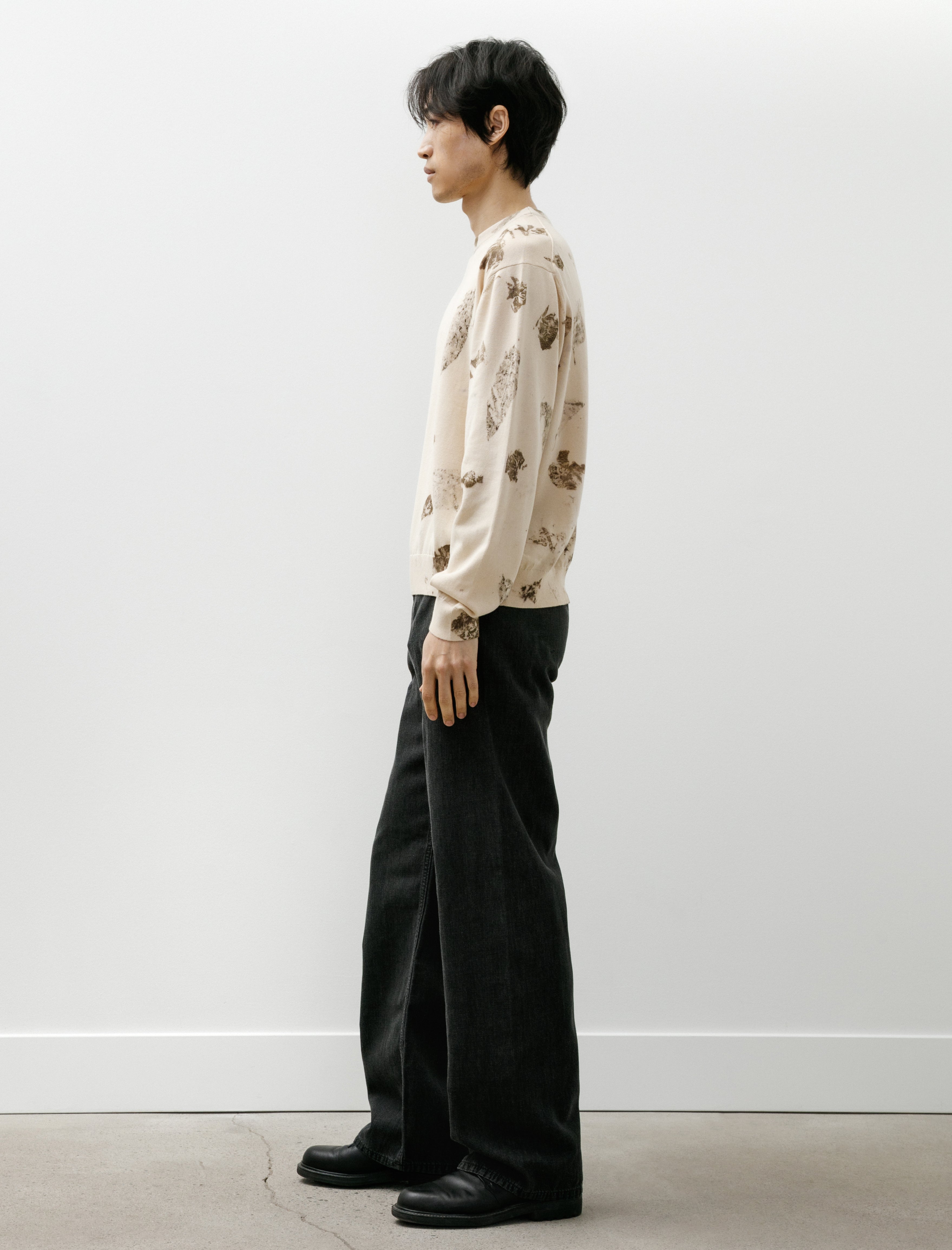 Seya Botanical Summer Jumper Organic Cotton Hard Leaf Print