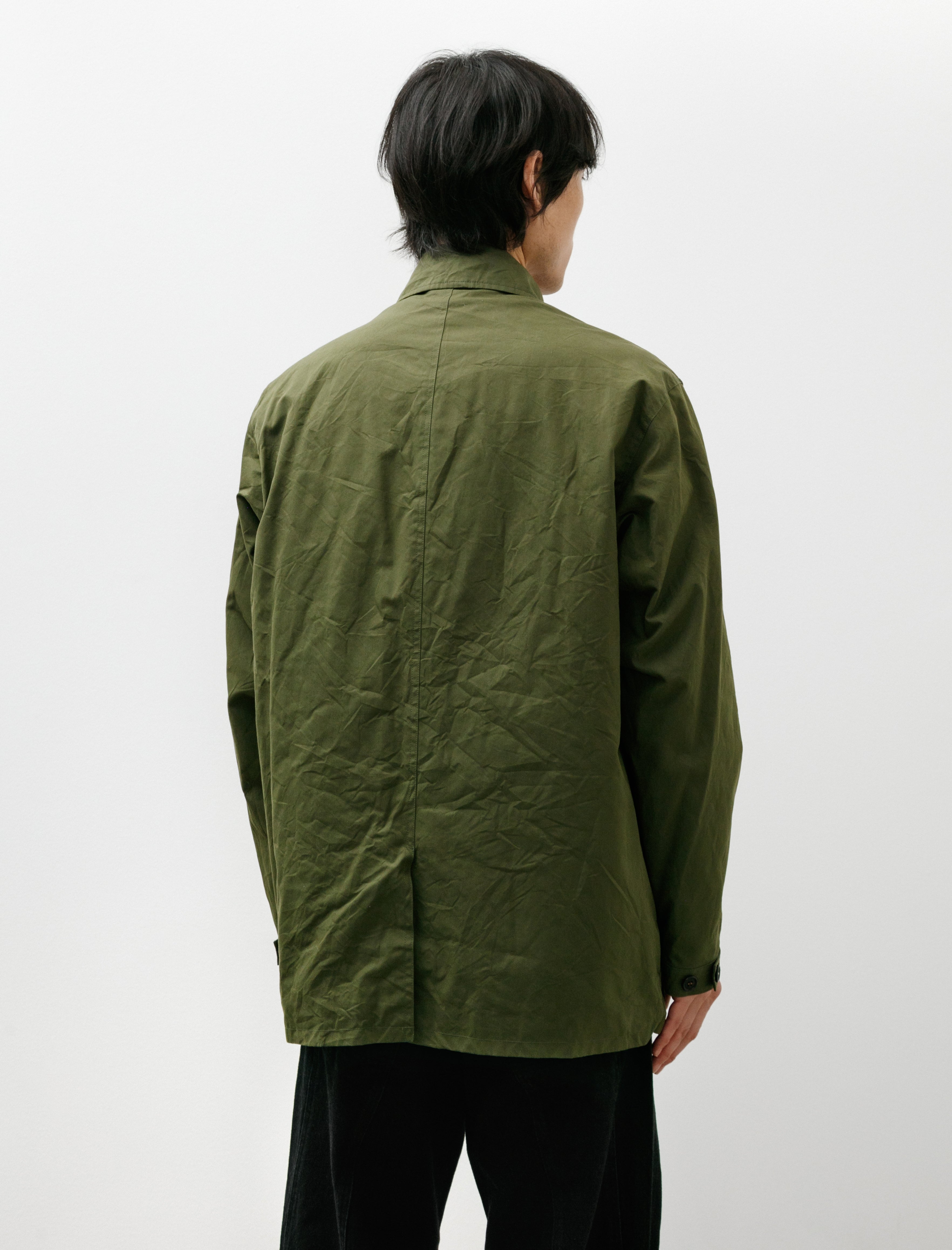 Blackbird Motorcycle Half Coat Olive