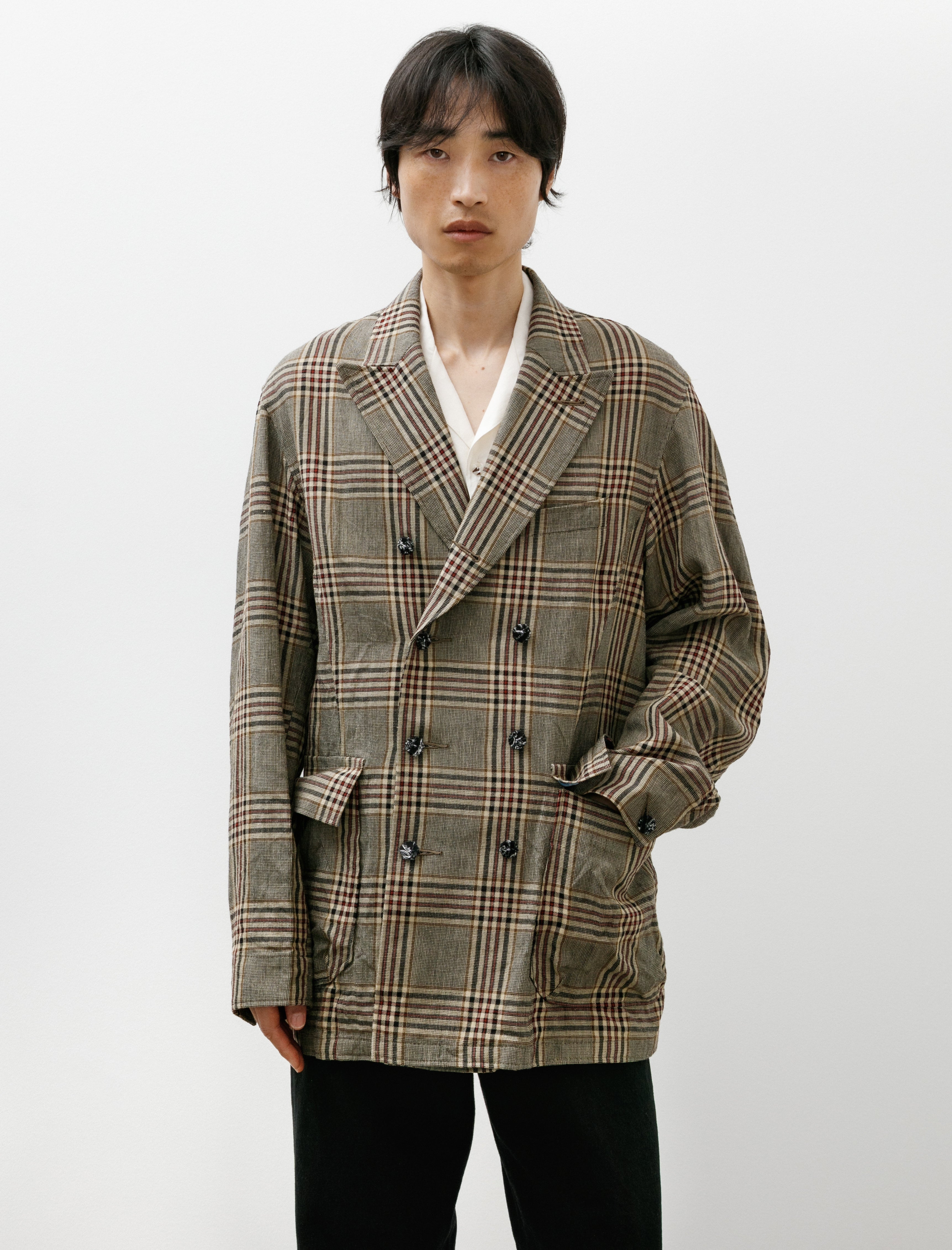 Blackbird Double Breasted Director's Jacket Check