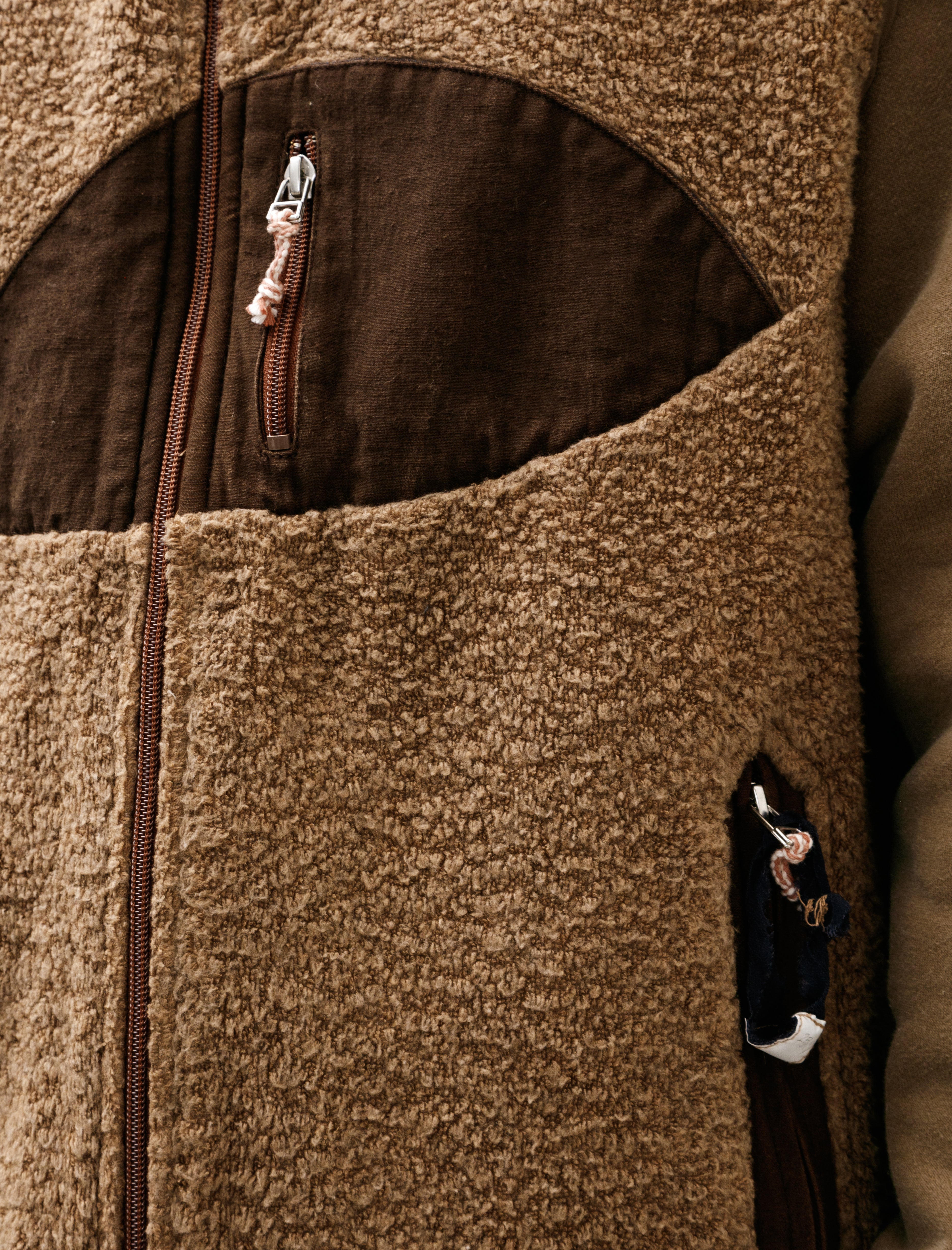Cottle Sunset Pile Vest Yak Sally Coyote Kakishibu