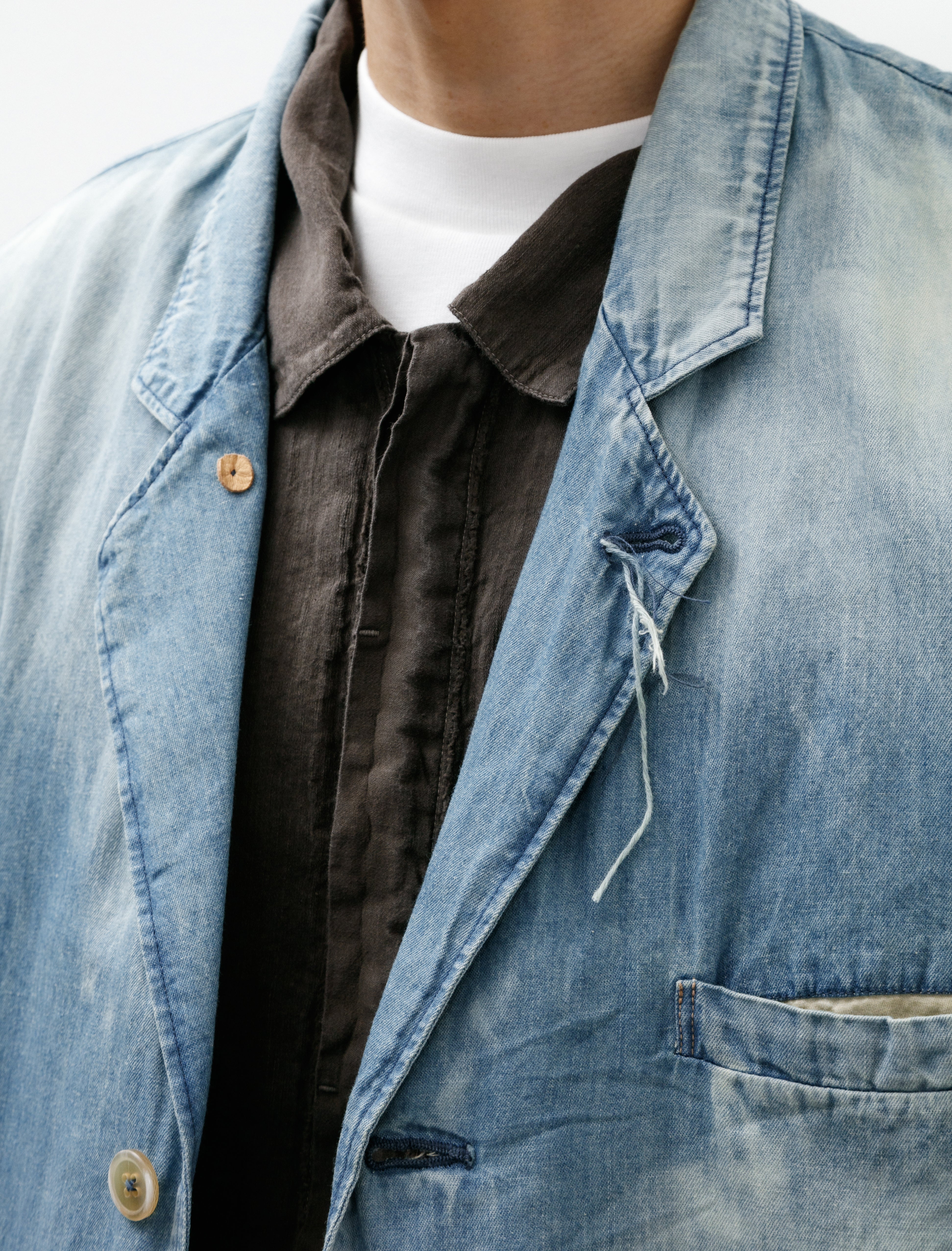 Cottle Dear Denim Zen Jacket 8oz Light Indigo