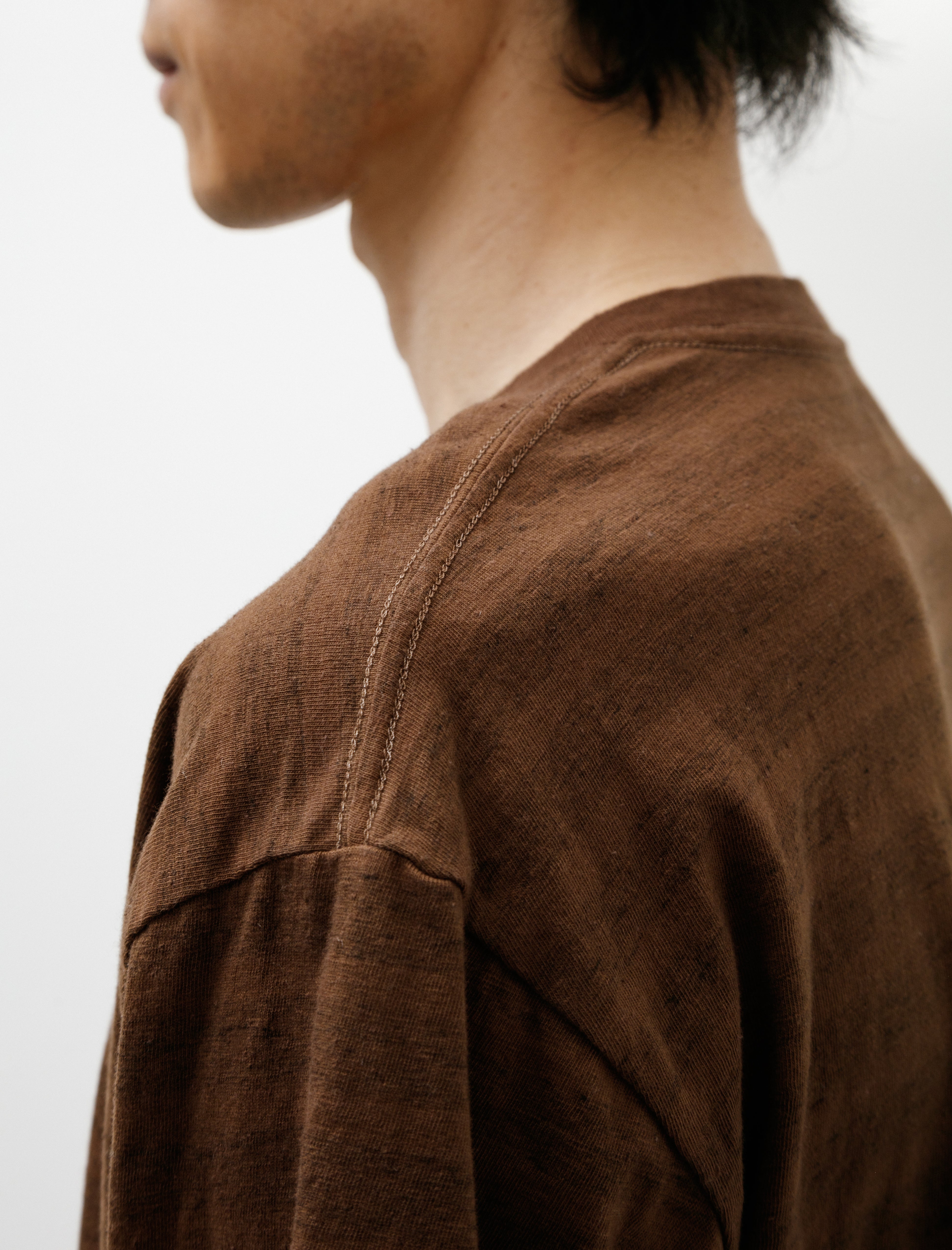 Taiga Takahashi Lot 617 Border Tee Shirt Brown