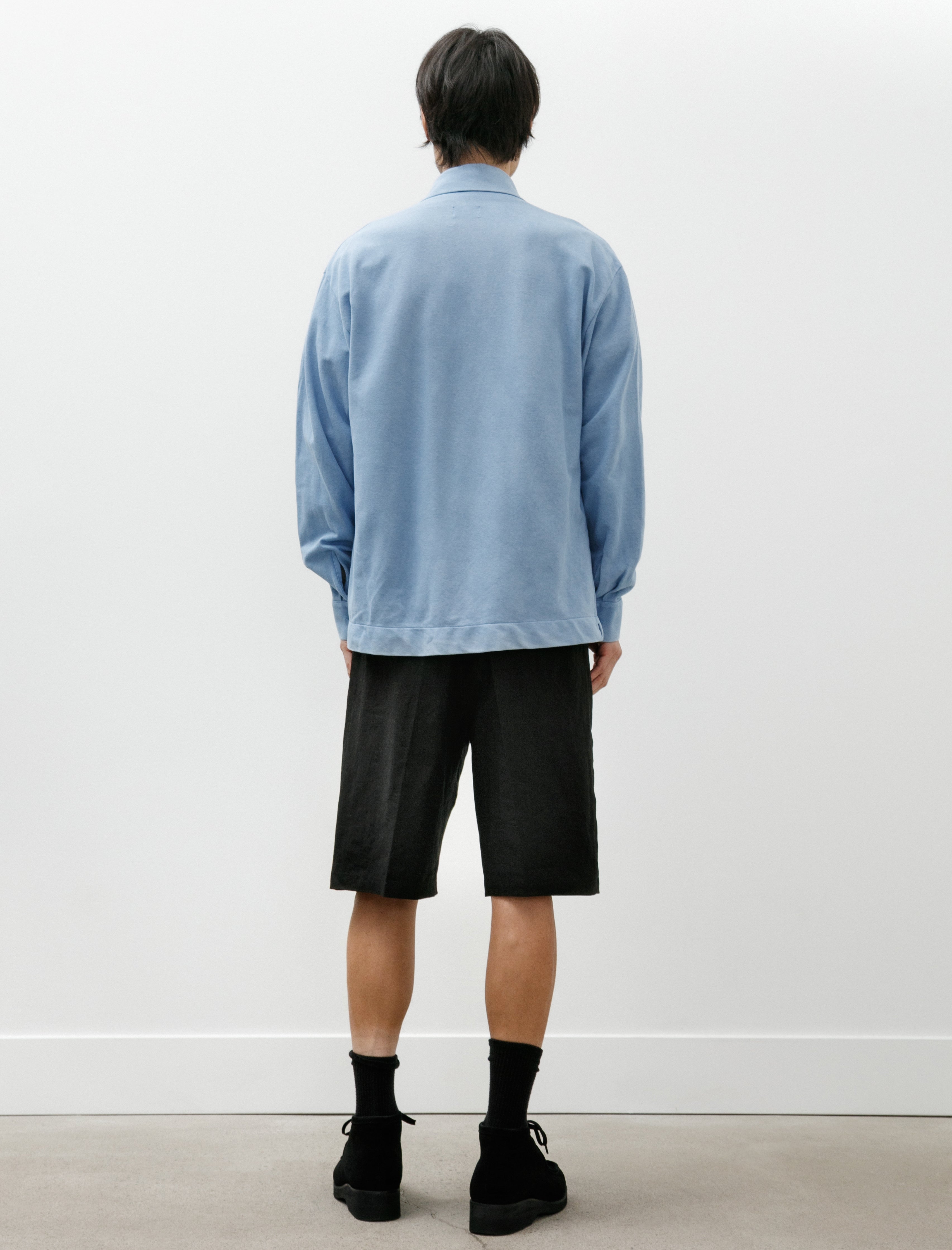 Arpenteur Atoll High Density Linen Shorts Black