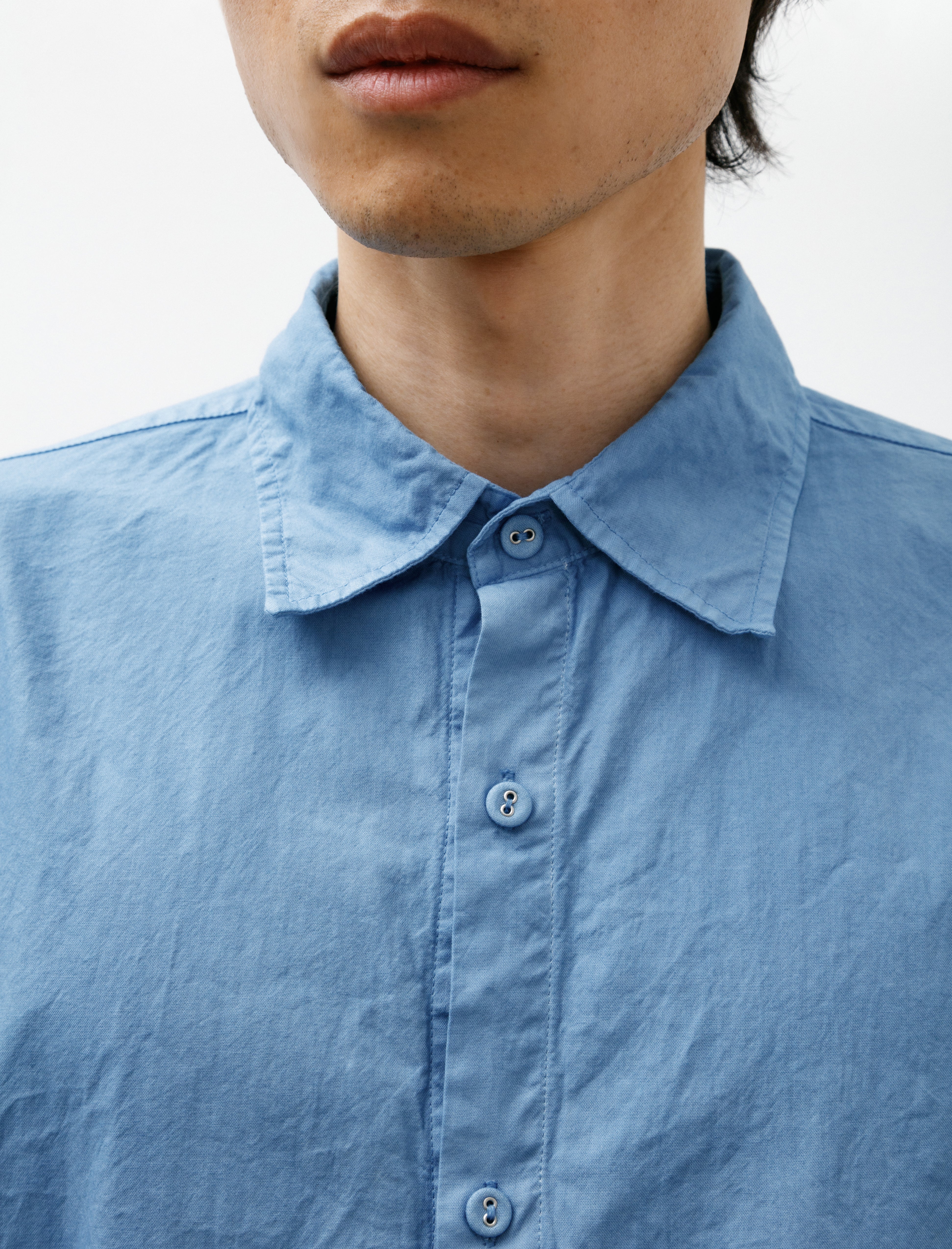 Arpenteur Doris Giza Poplin Woad