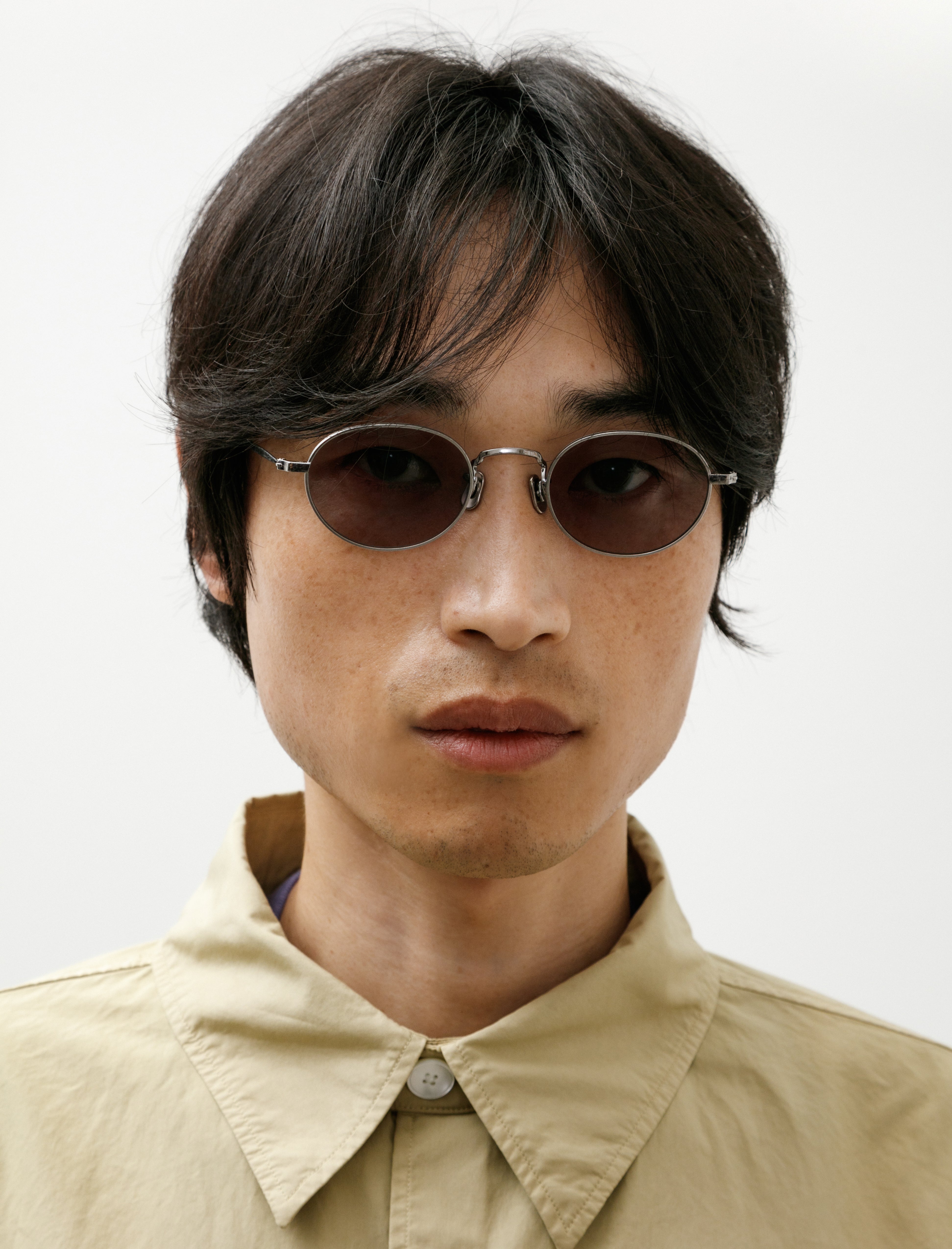 Auralee Wire Frame Sunglasses 003 Antique Silver