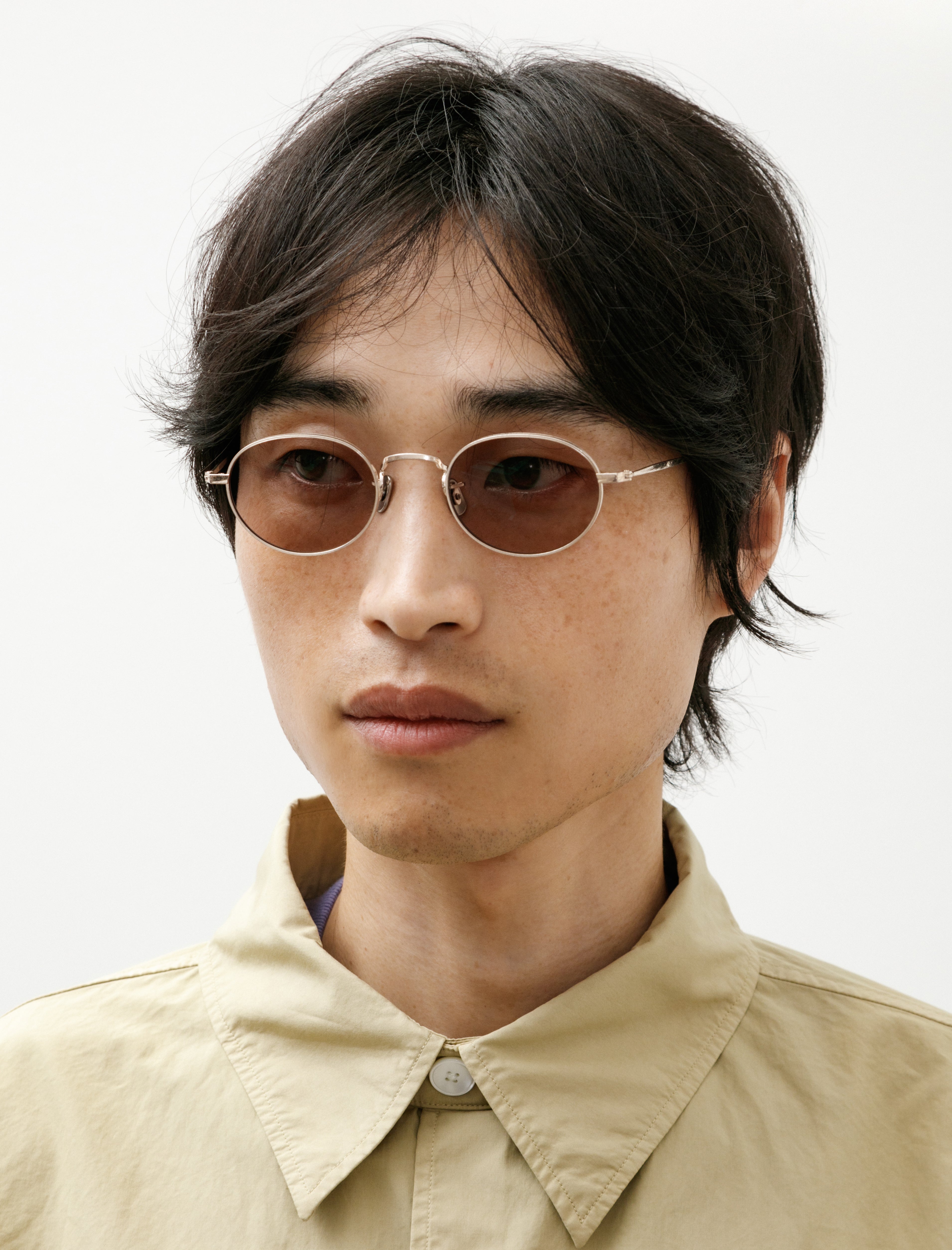 Auralee Wire Frame Sunglasses 003 Antique Gold