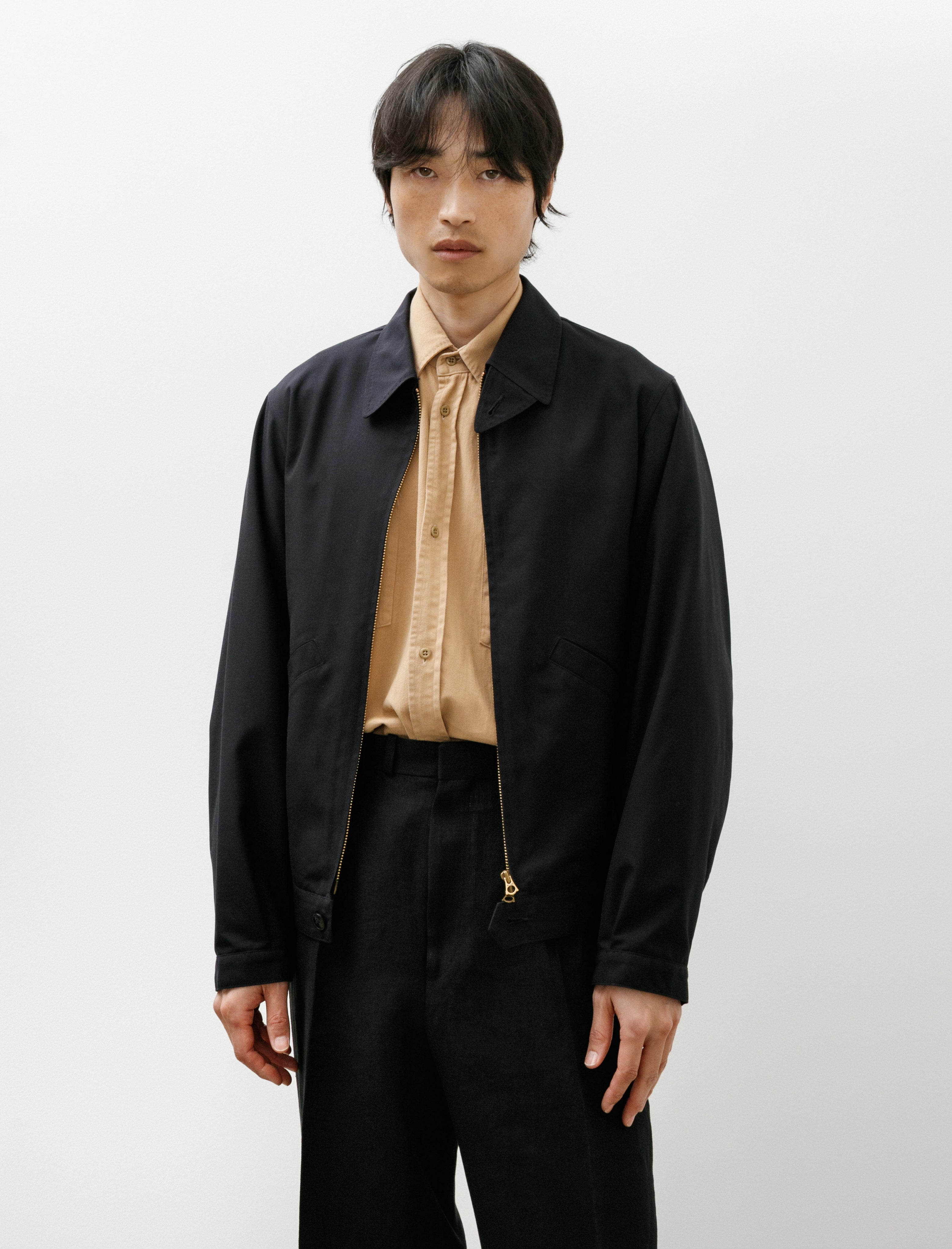 Maatee & Sons Jumper Jacket Silk Navy