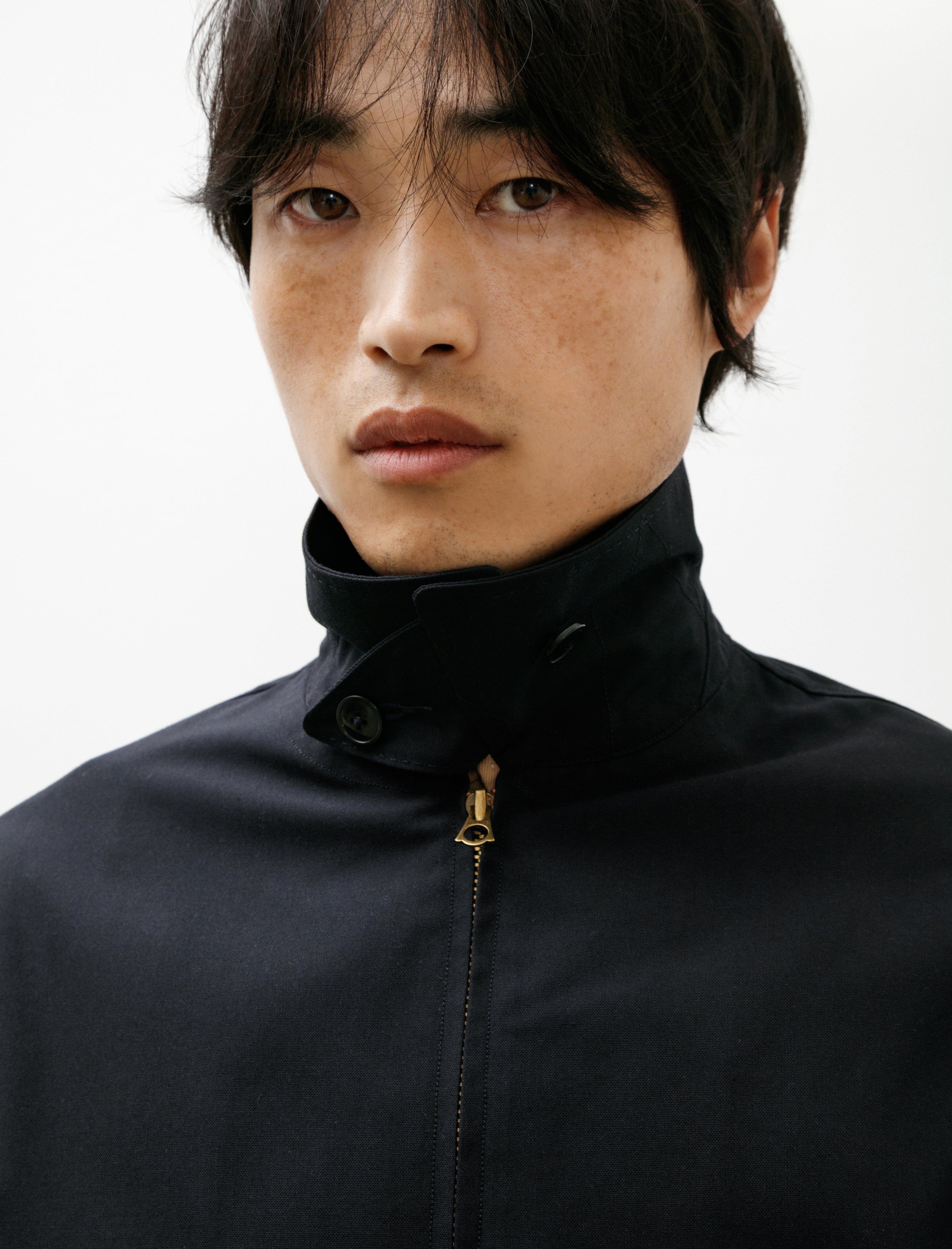 Maatee & Sons Jumper Jacket Silk Navy