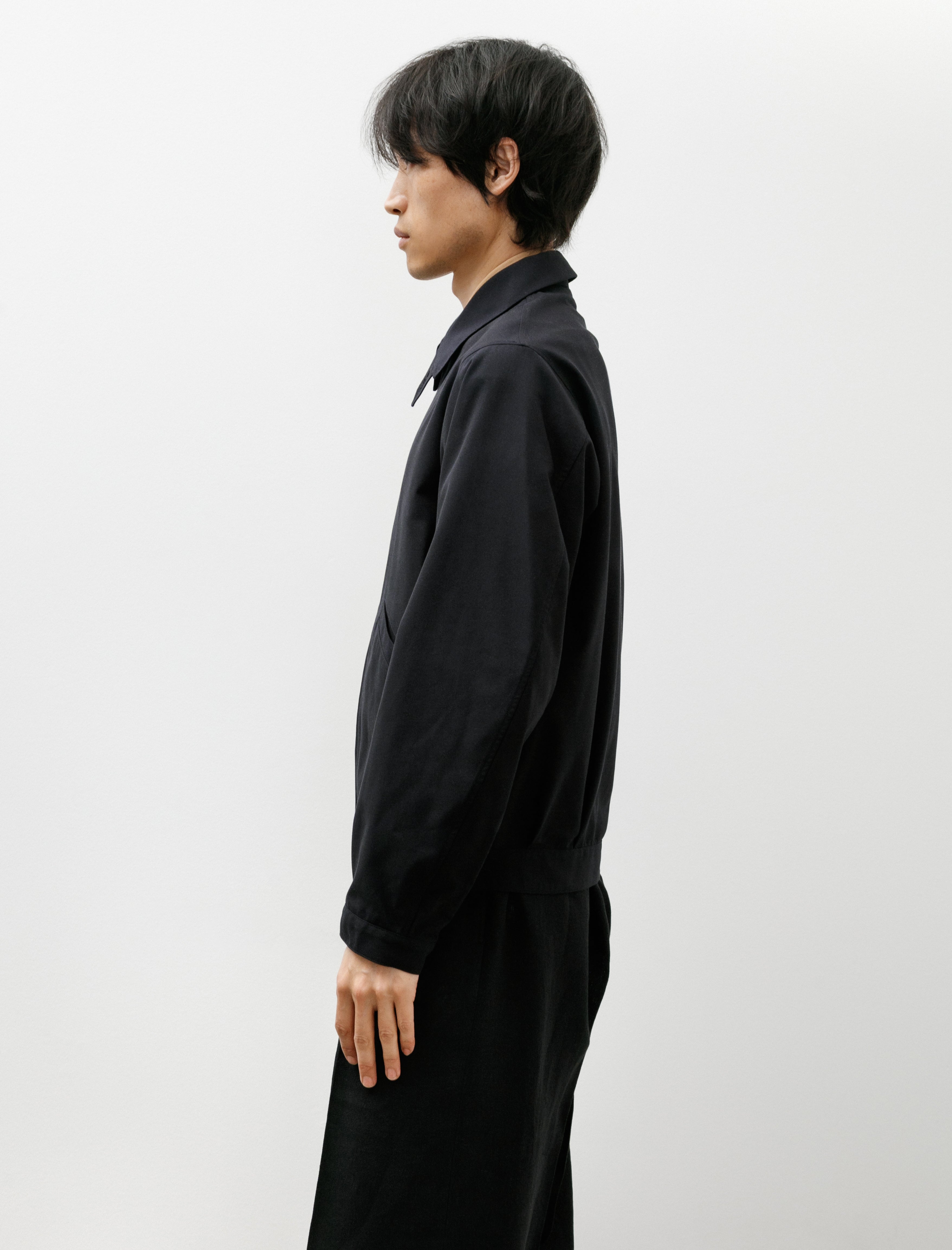 Maatee & Sons Jumper Jacket Silk Navy