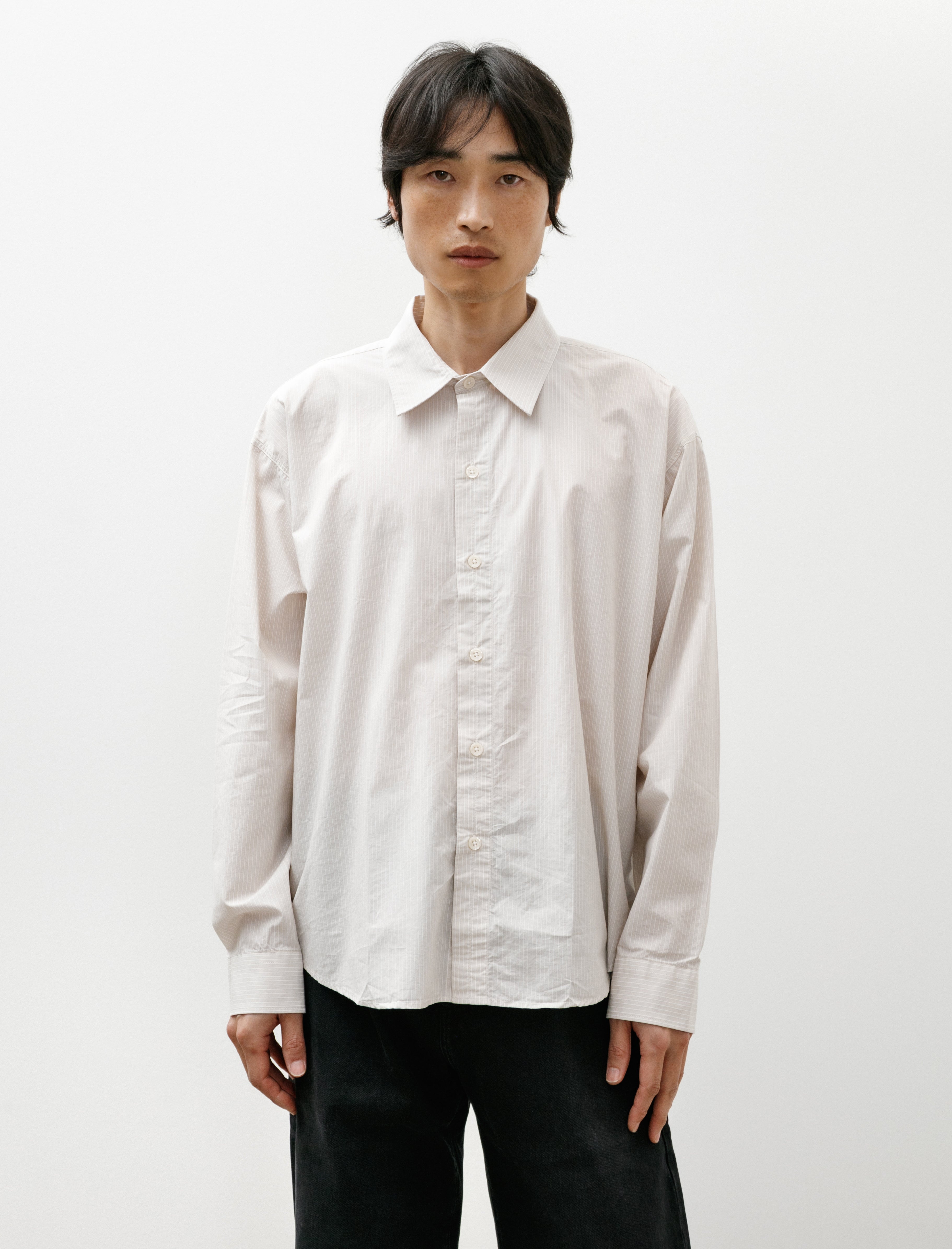 mfpen Exact Shirt Pale Office Stripe