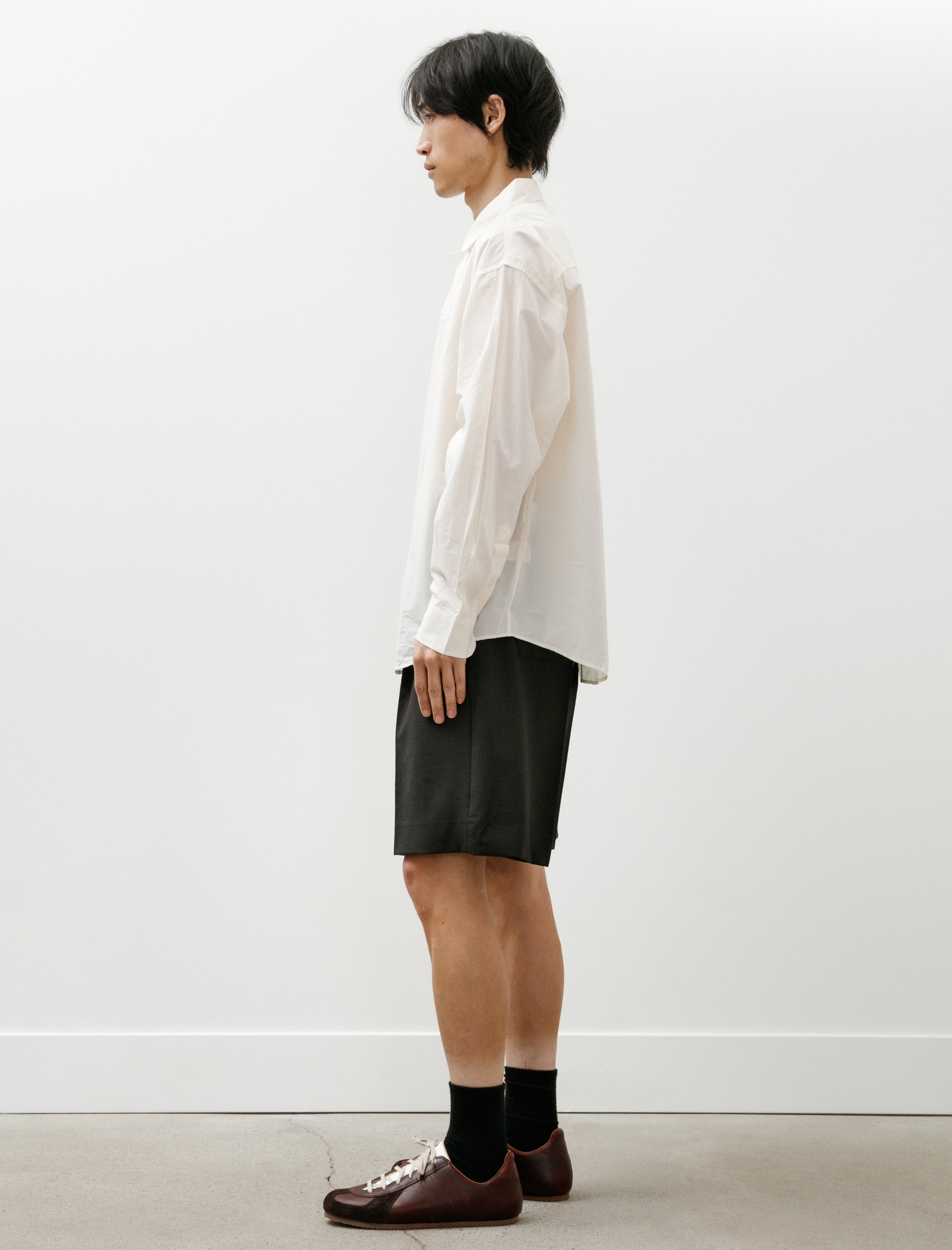 mfpen Essay Shirt Off White Micro Check