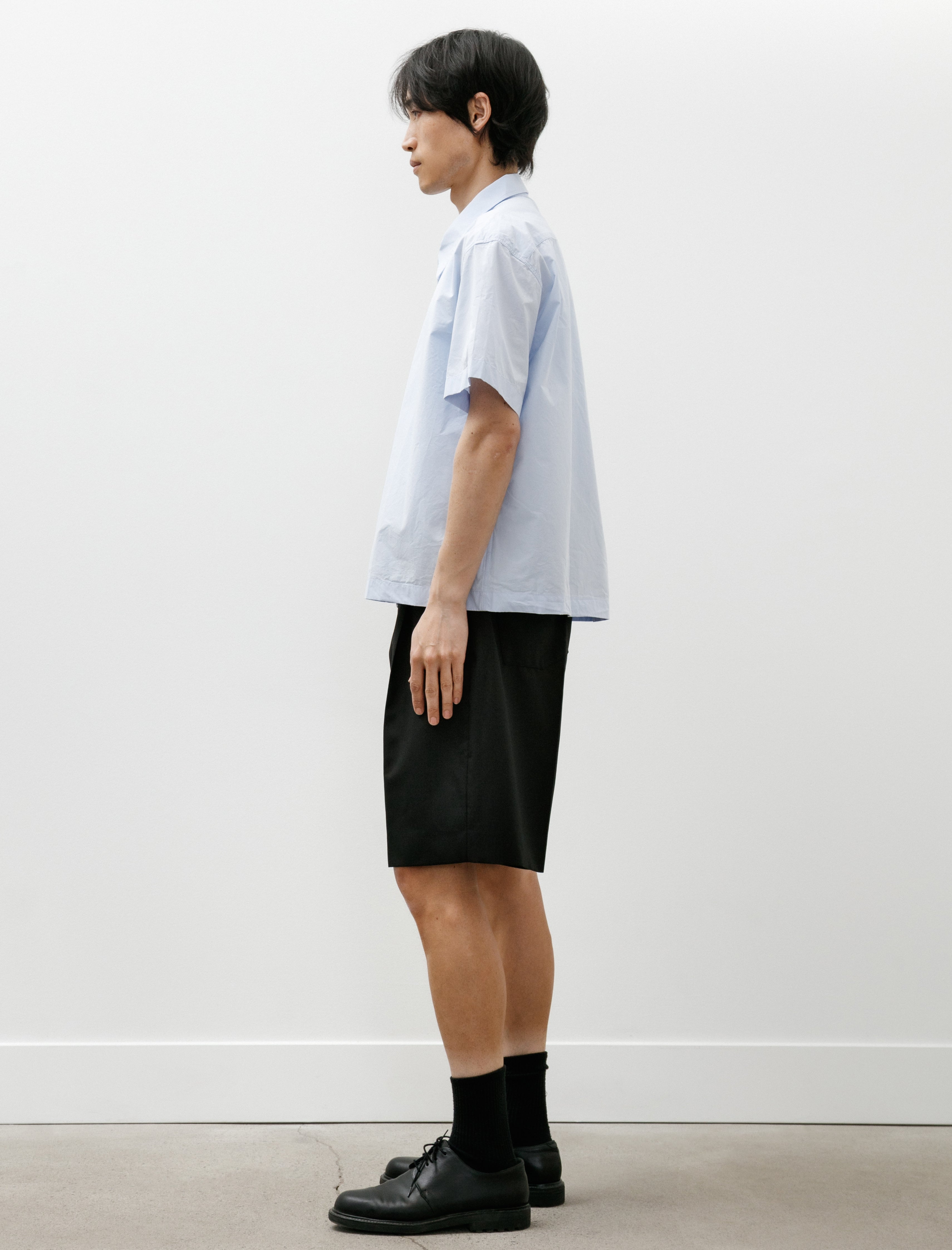 mfpen Classic Shorts Black Tropical Wool