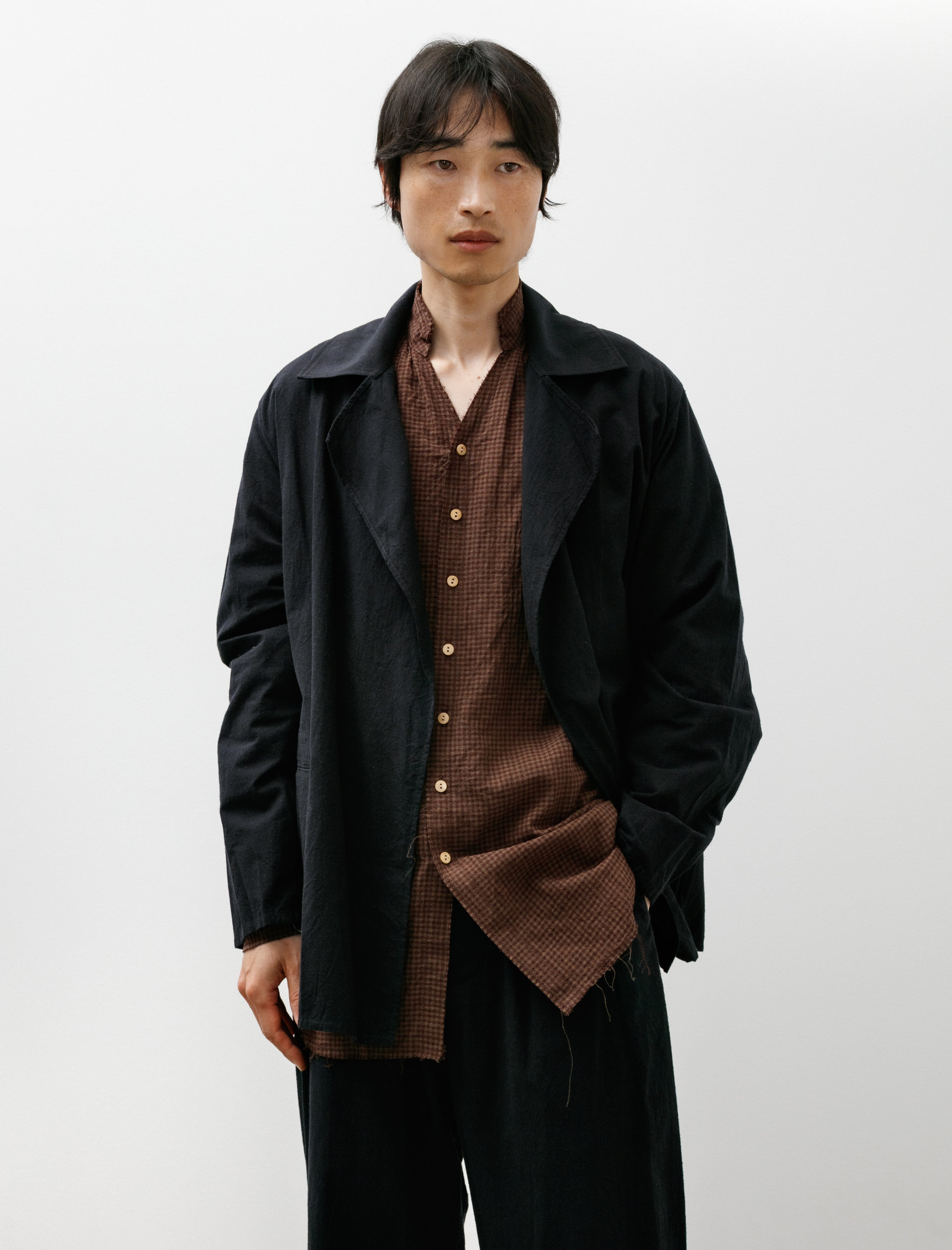 Blackbird Toile Shirt Black