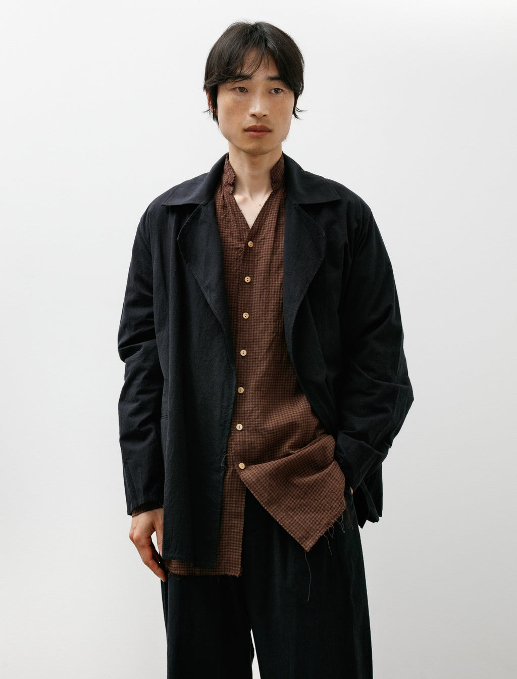 BLACKBIRD toile shirt サイズ1 Blackbird Toile Shirt Black – Neighbour