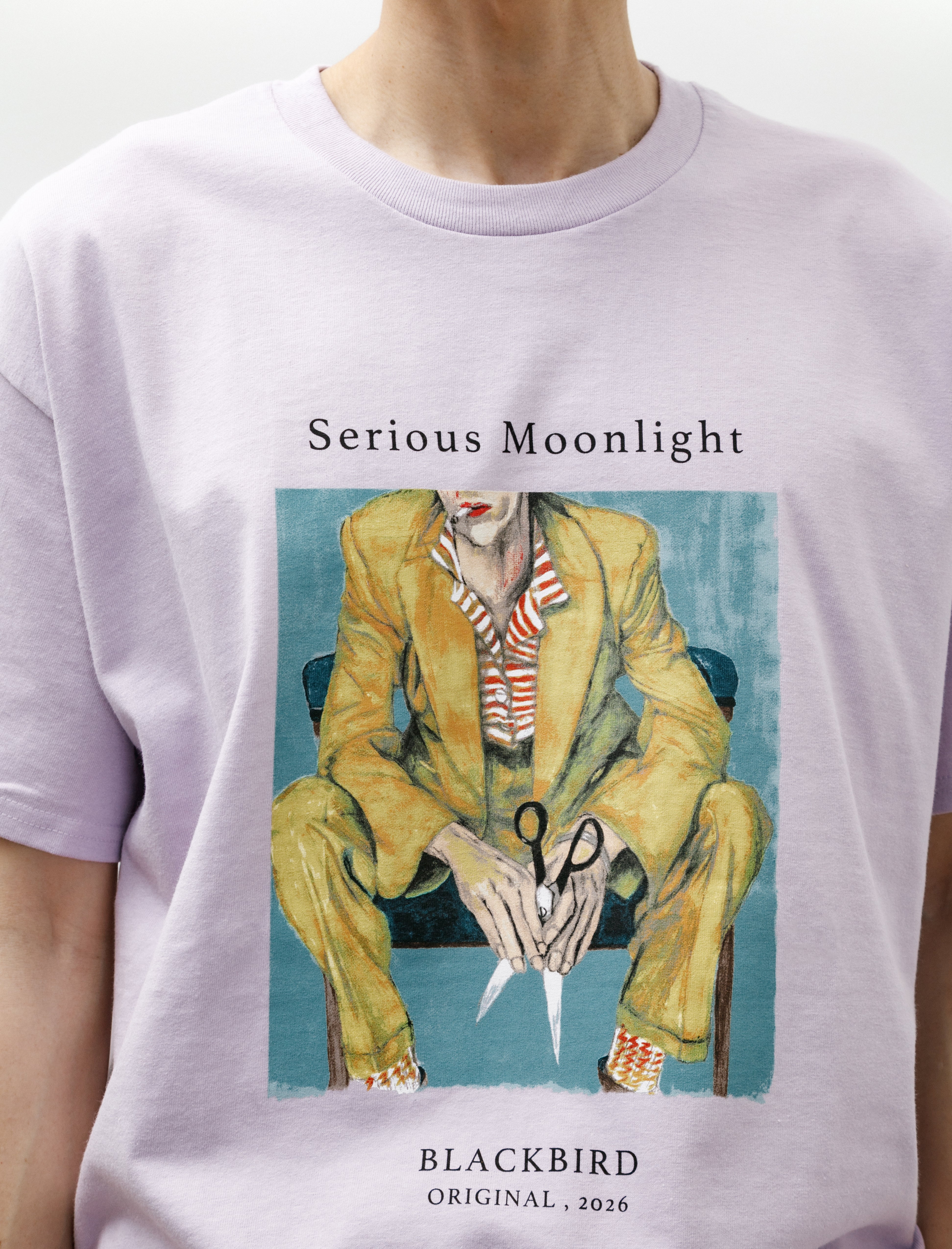 Blackbird Short Sleeve T-Shirt Orchid