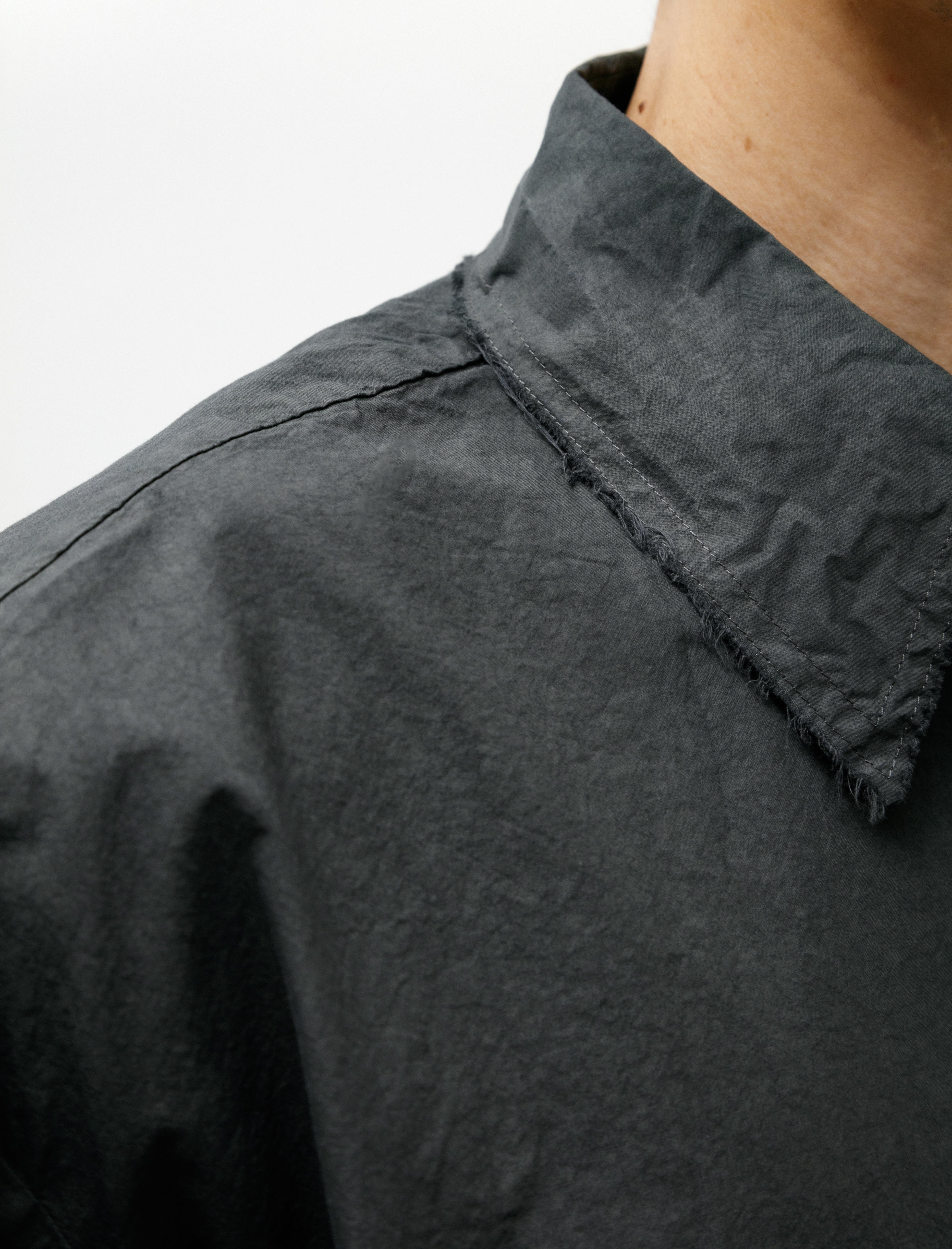 Gabriela Coll No.328 Poplin Oversized Shirt Black