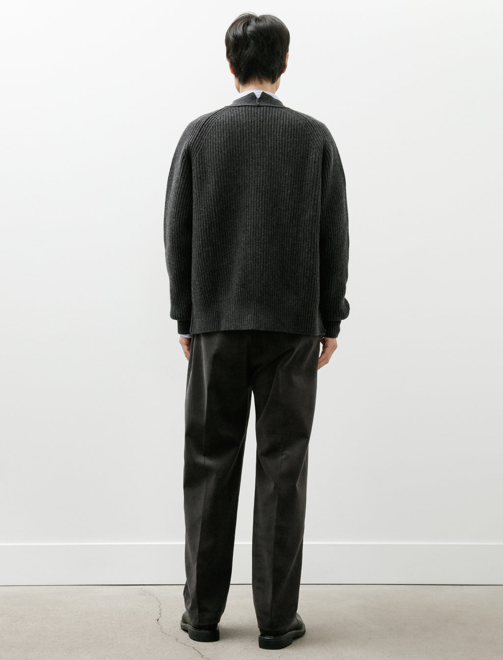 Salon C. Lundman Loose Corduroy Trousers Grey – Neighbour