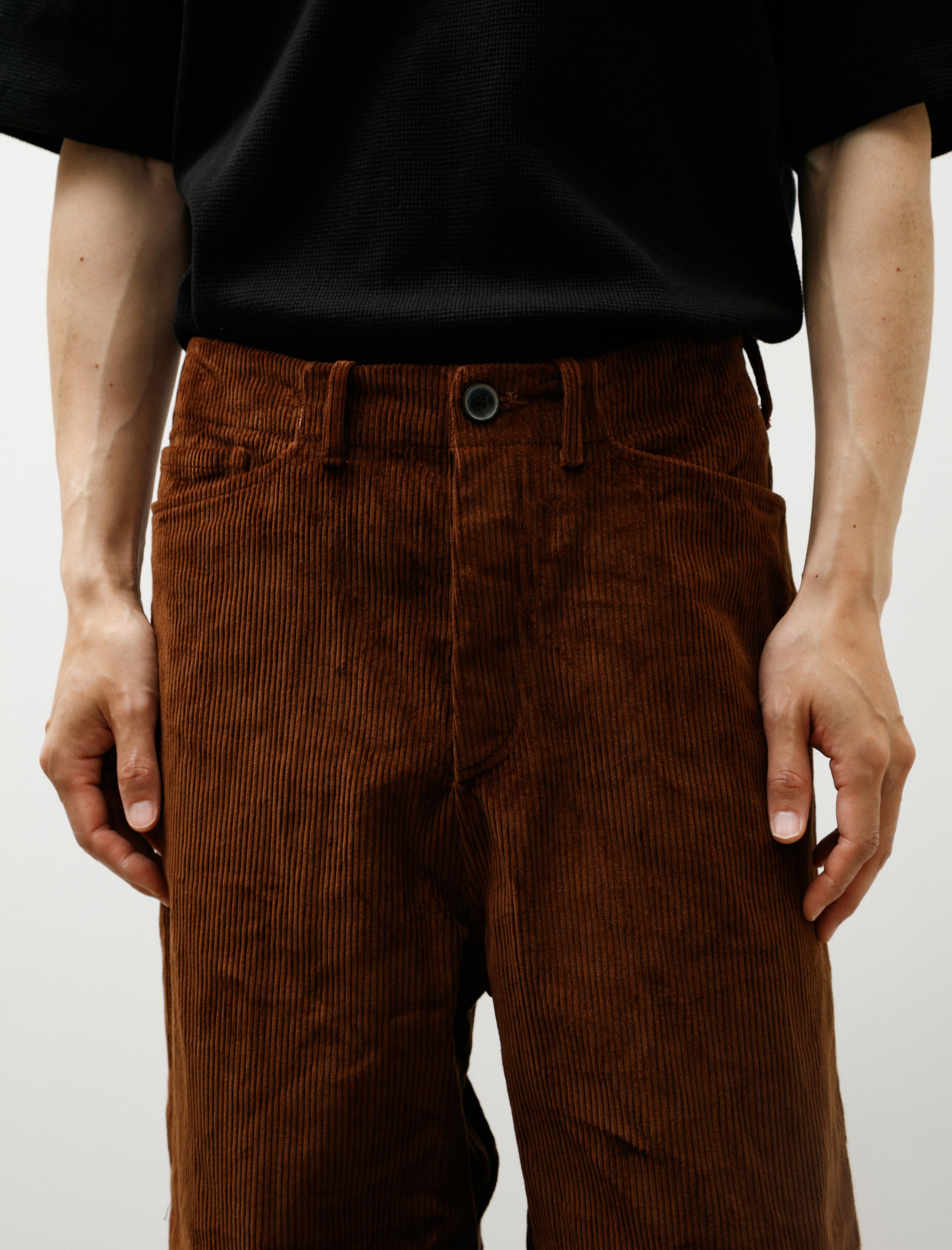 Unkruid Five Pockets Brown Heavy Corduroy
