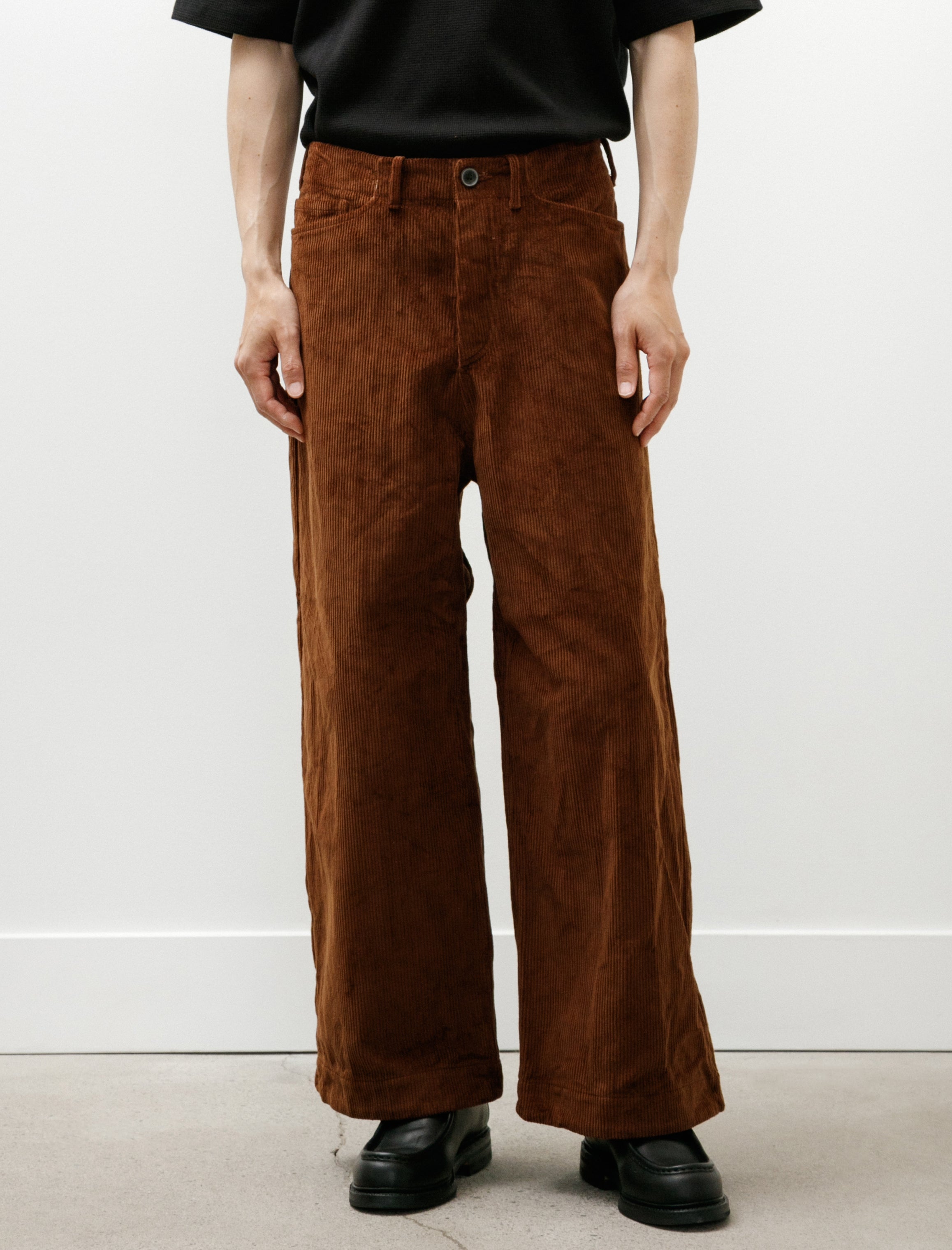 Unkruid Five Pockets Brown Heavy Corduroy