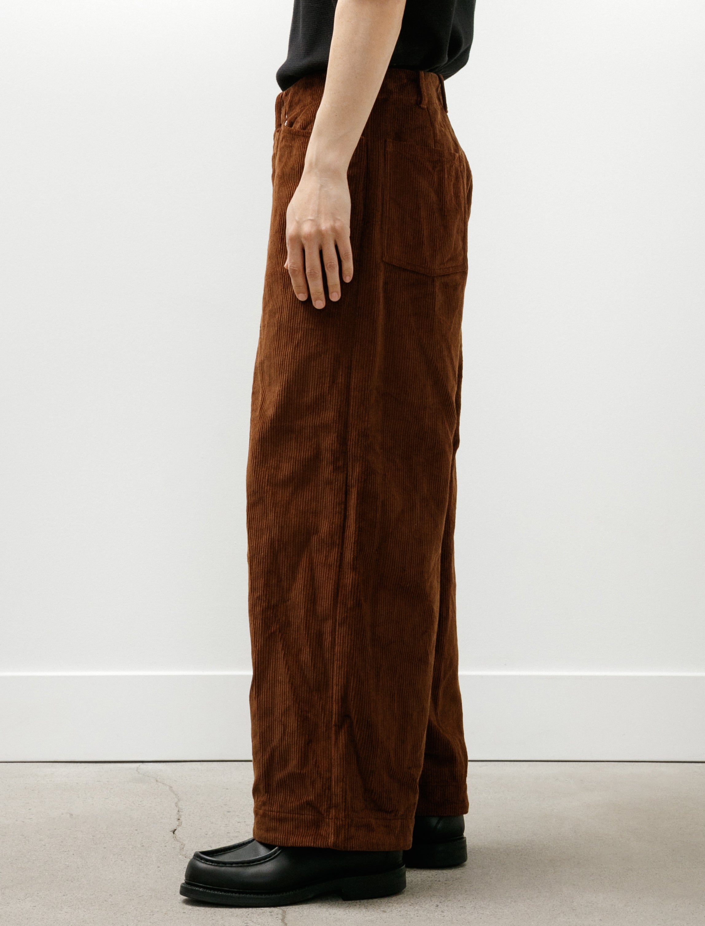 Unkruid Five Pockets Brown Heavy Corduroy
