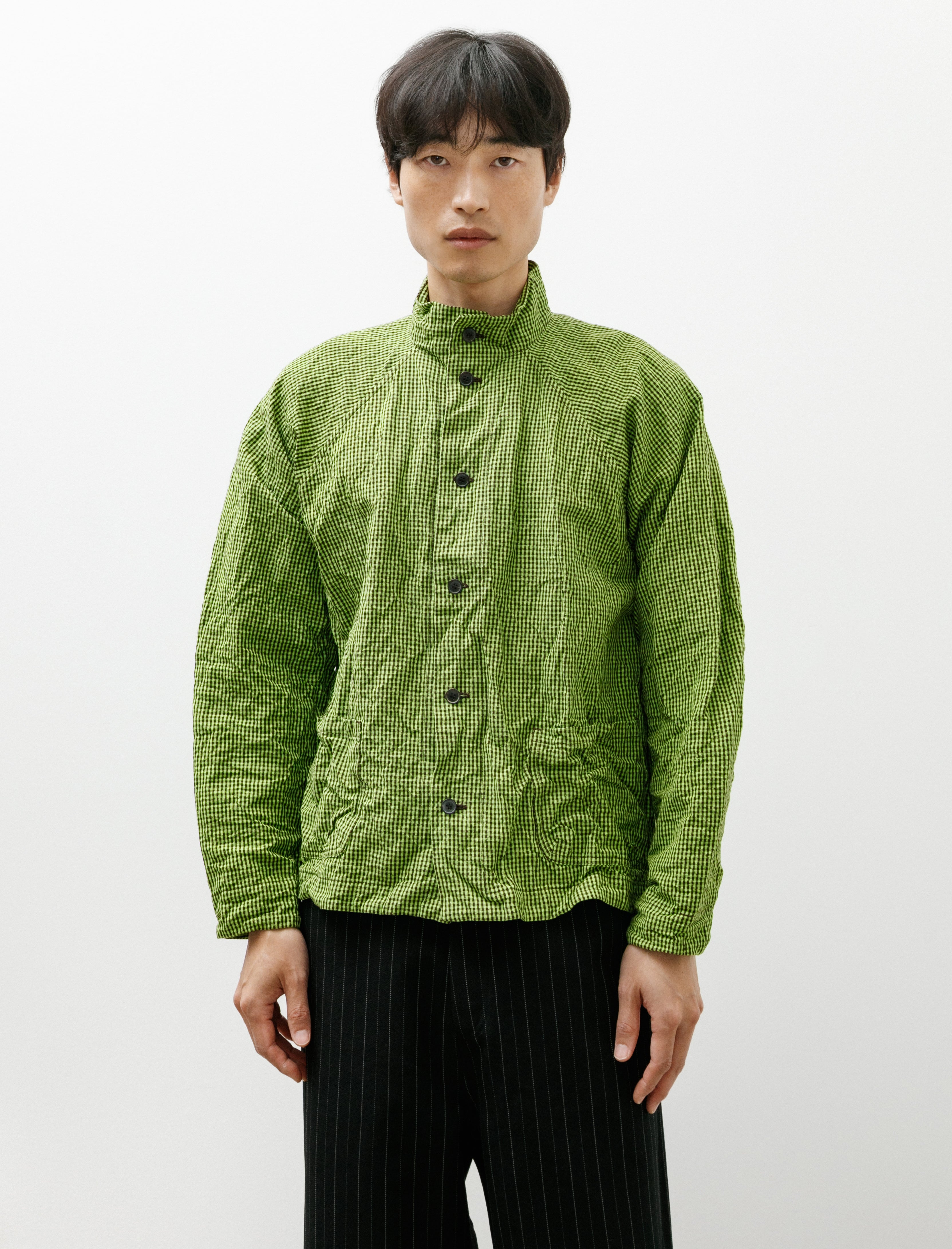 Unkruid Pickers Shirt Brown Green Vichy