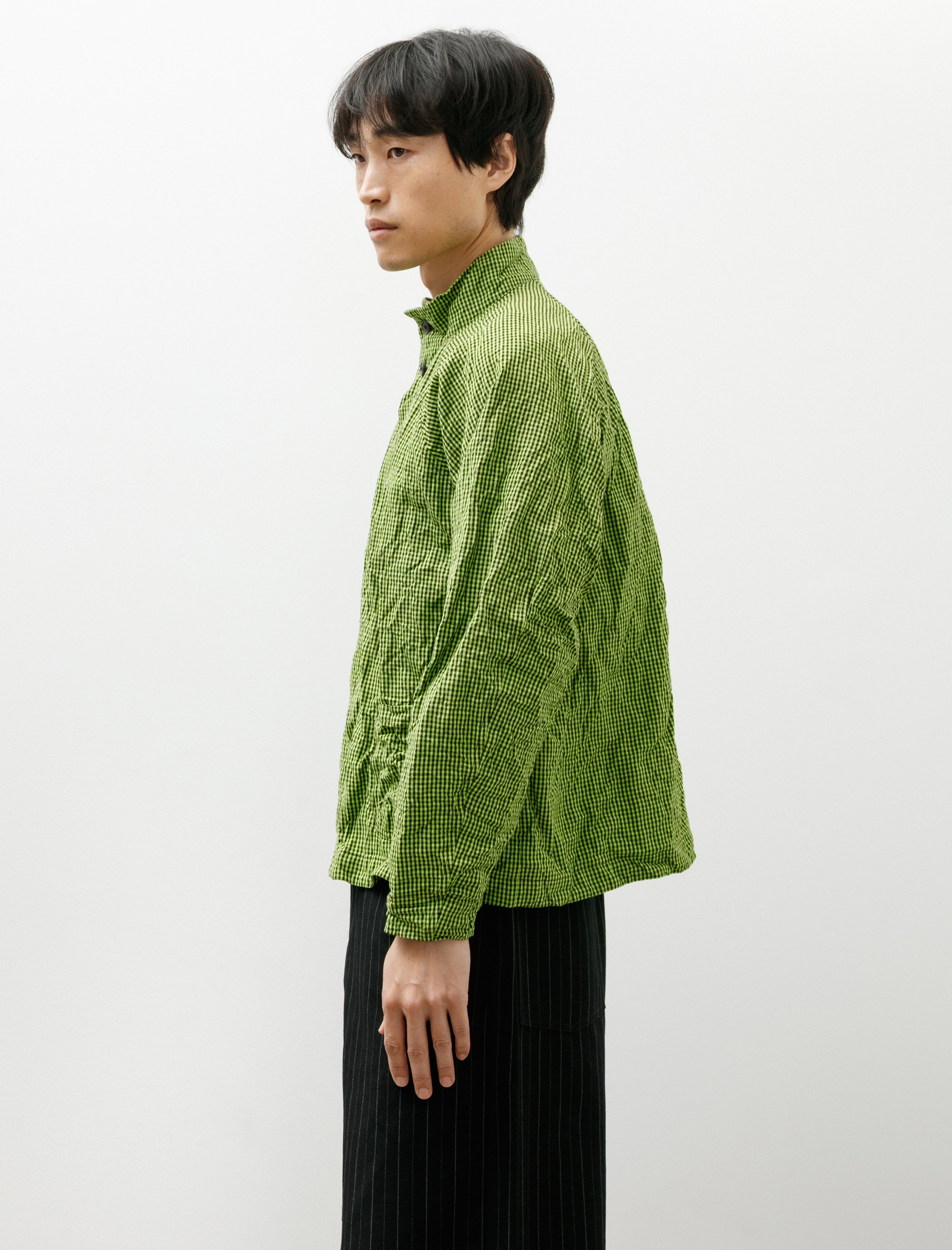 Unkruid Pickers Shirt Brown Green Vichy
