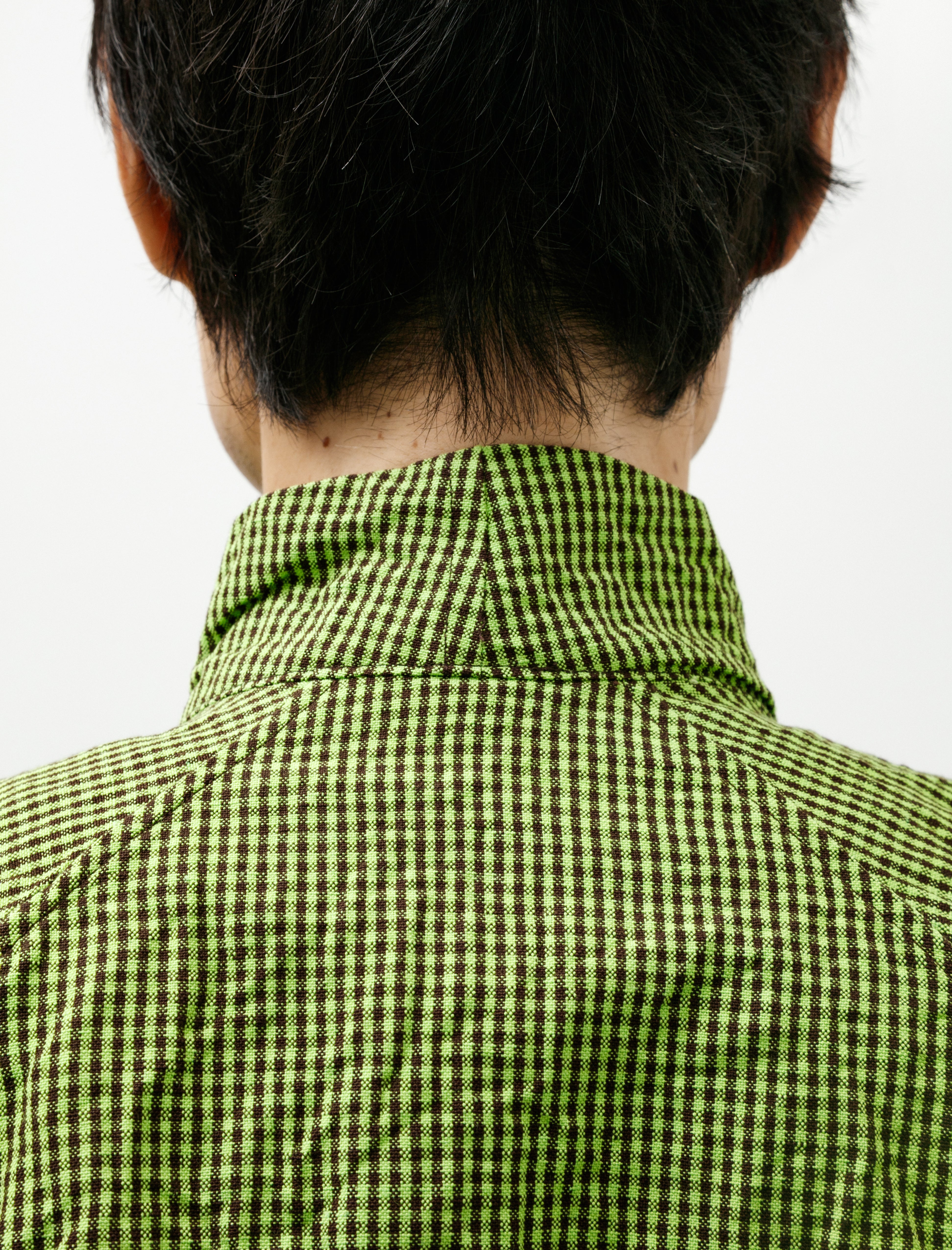 Unkruid Pickers Shirt Brown Green Vichy