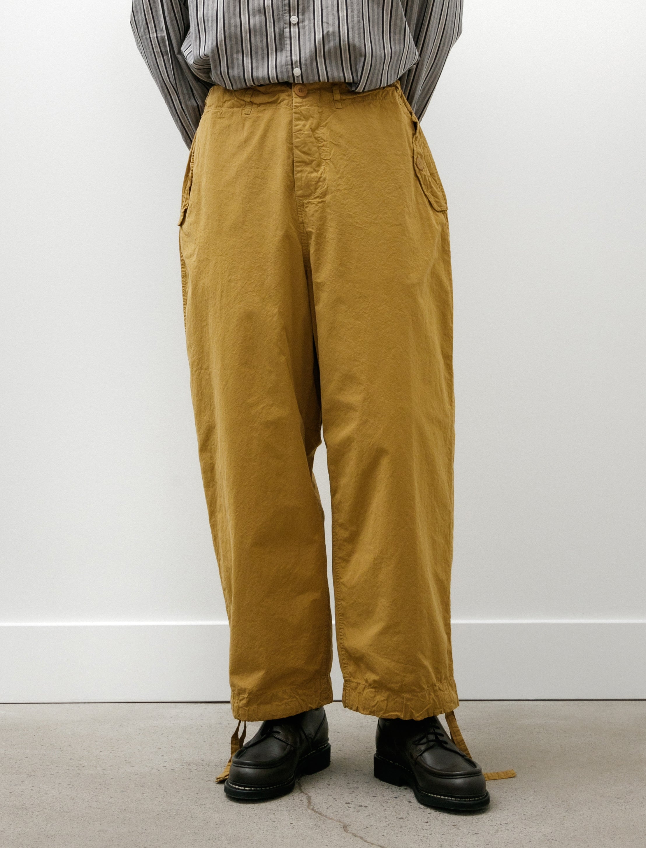 Casey Casey Abel Pant Paper Cotton Mustard
