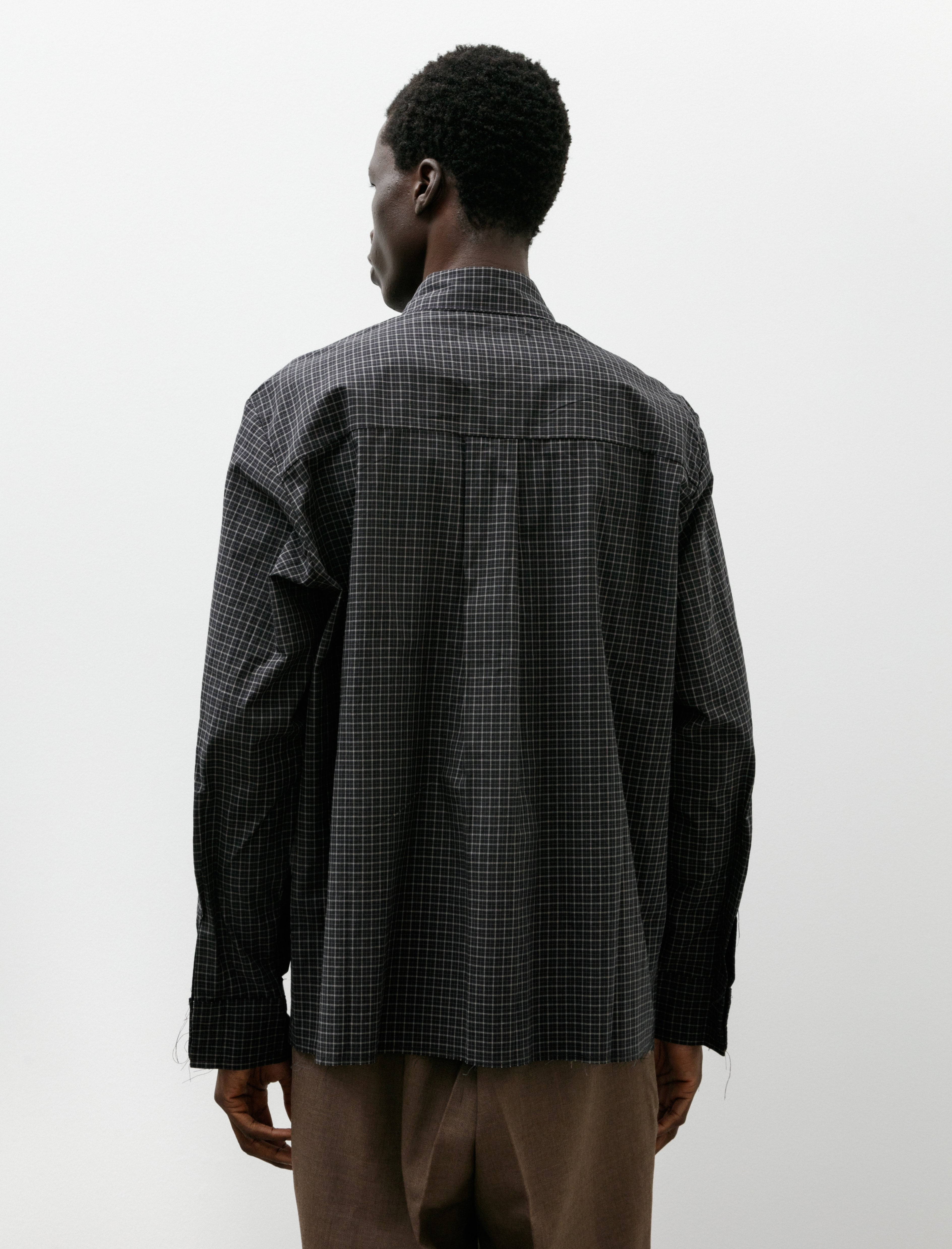 Camiel Fortgens Folded Shirt Black Check