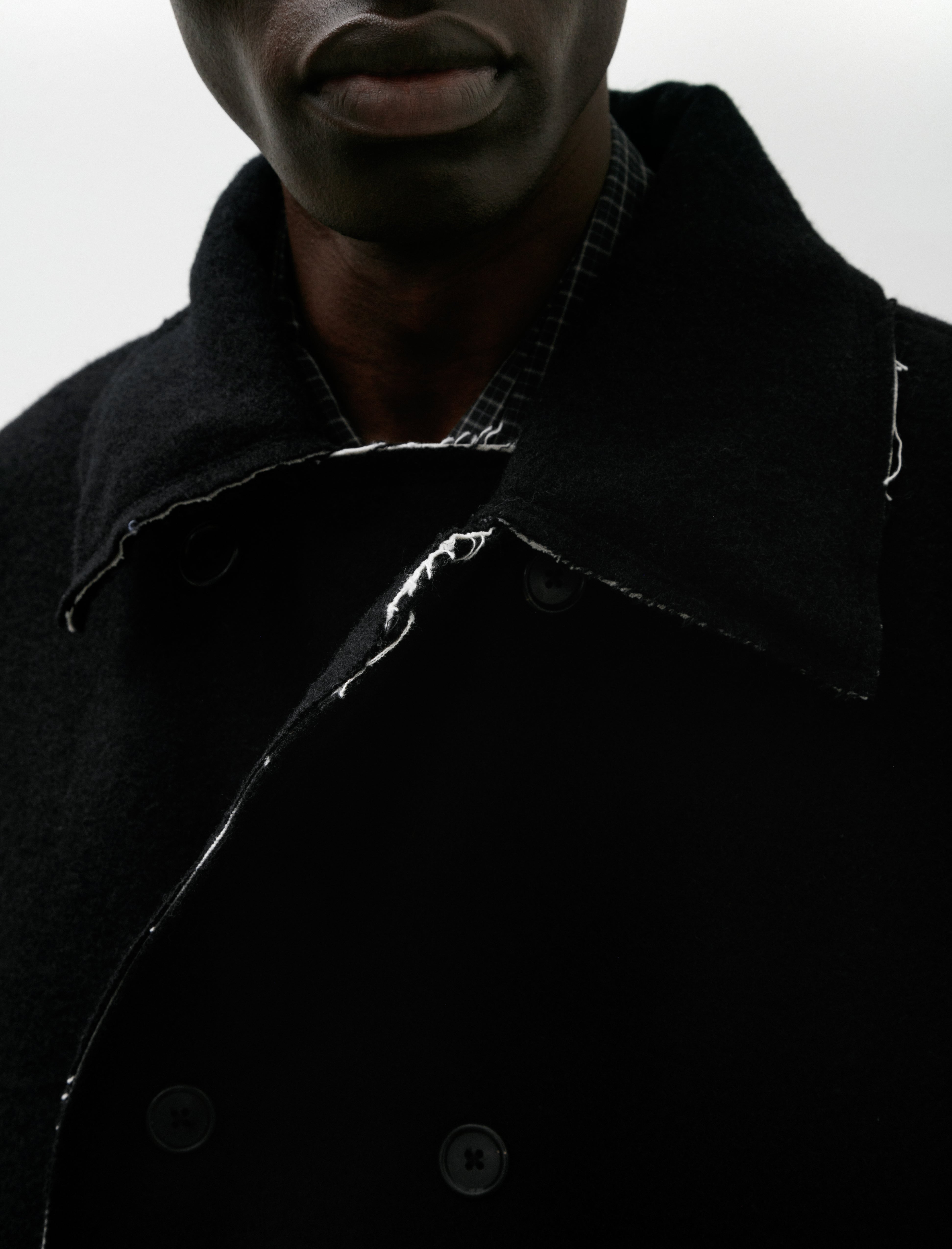 Camiel Fortgens Peacoat Mack Melton Wool Black