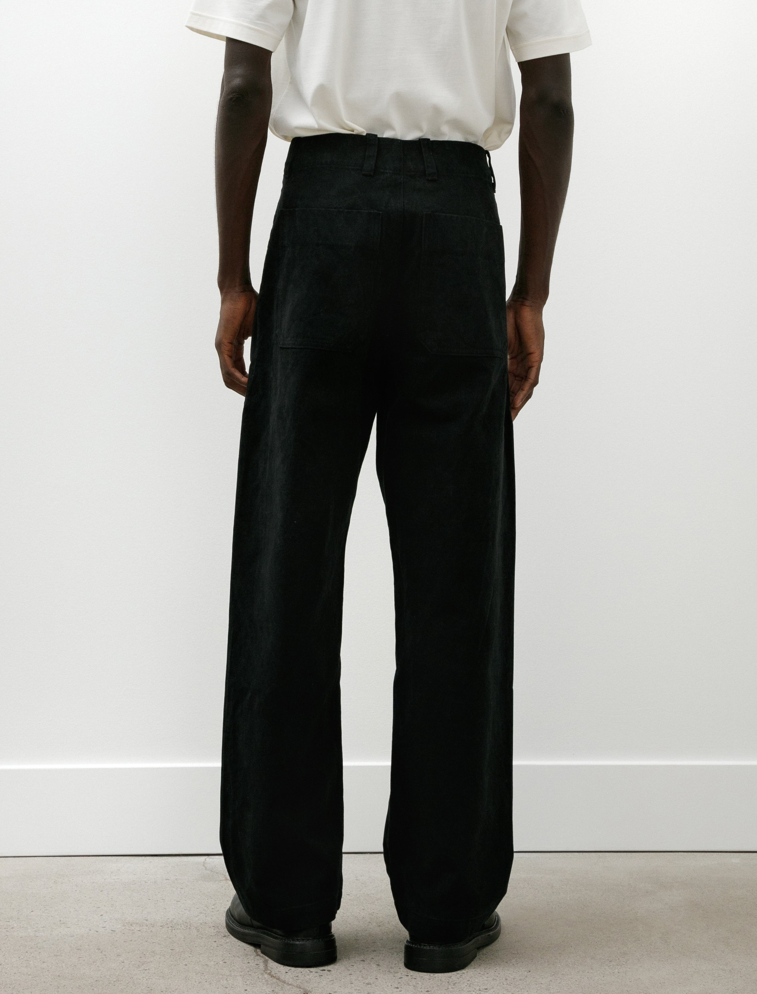Arpenteur Lux Pants Garment Dyed Moleskin Black