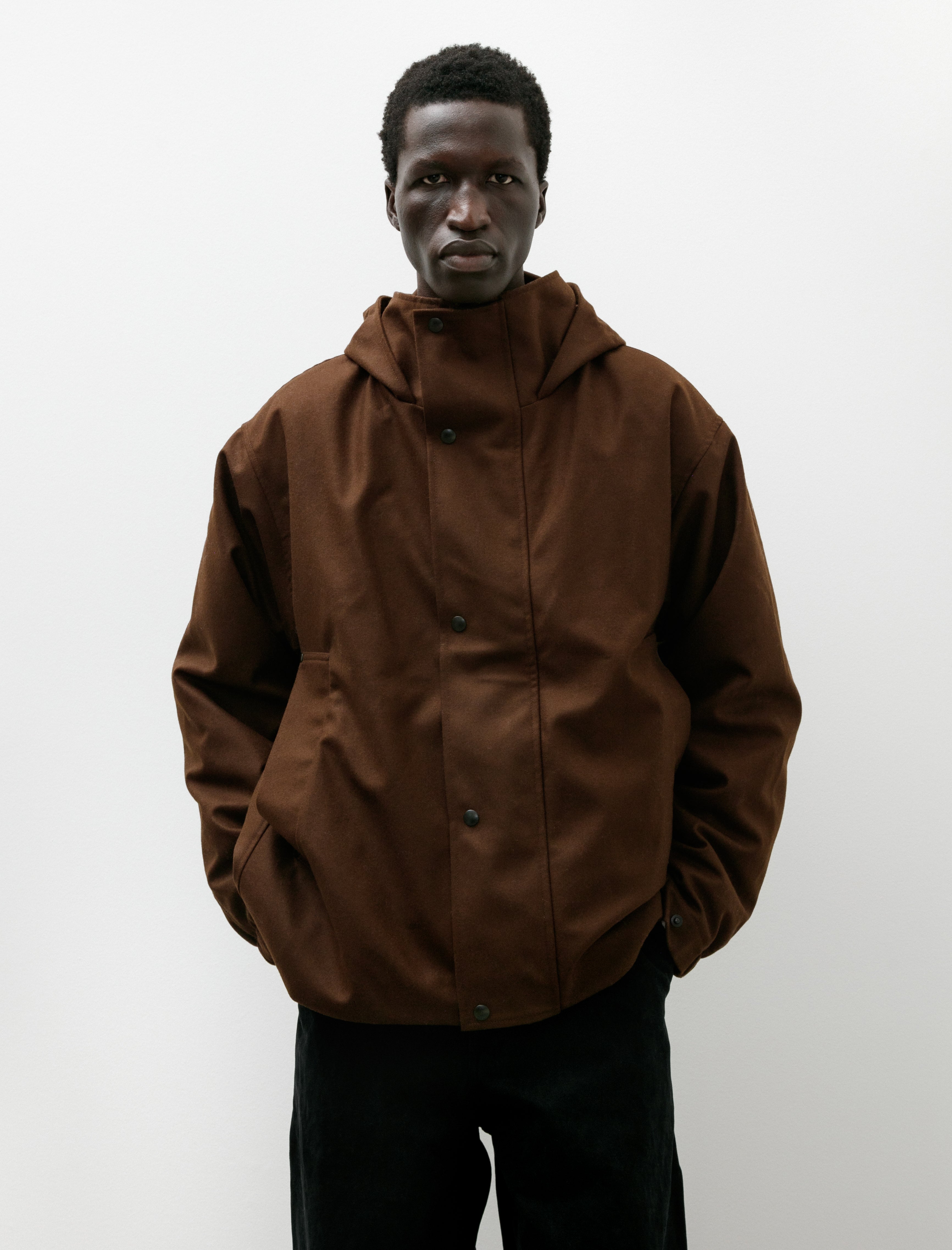 Arpenteur Air Two-Layer Wool Tobacco Brown