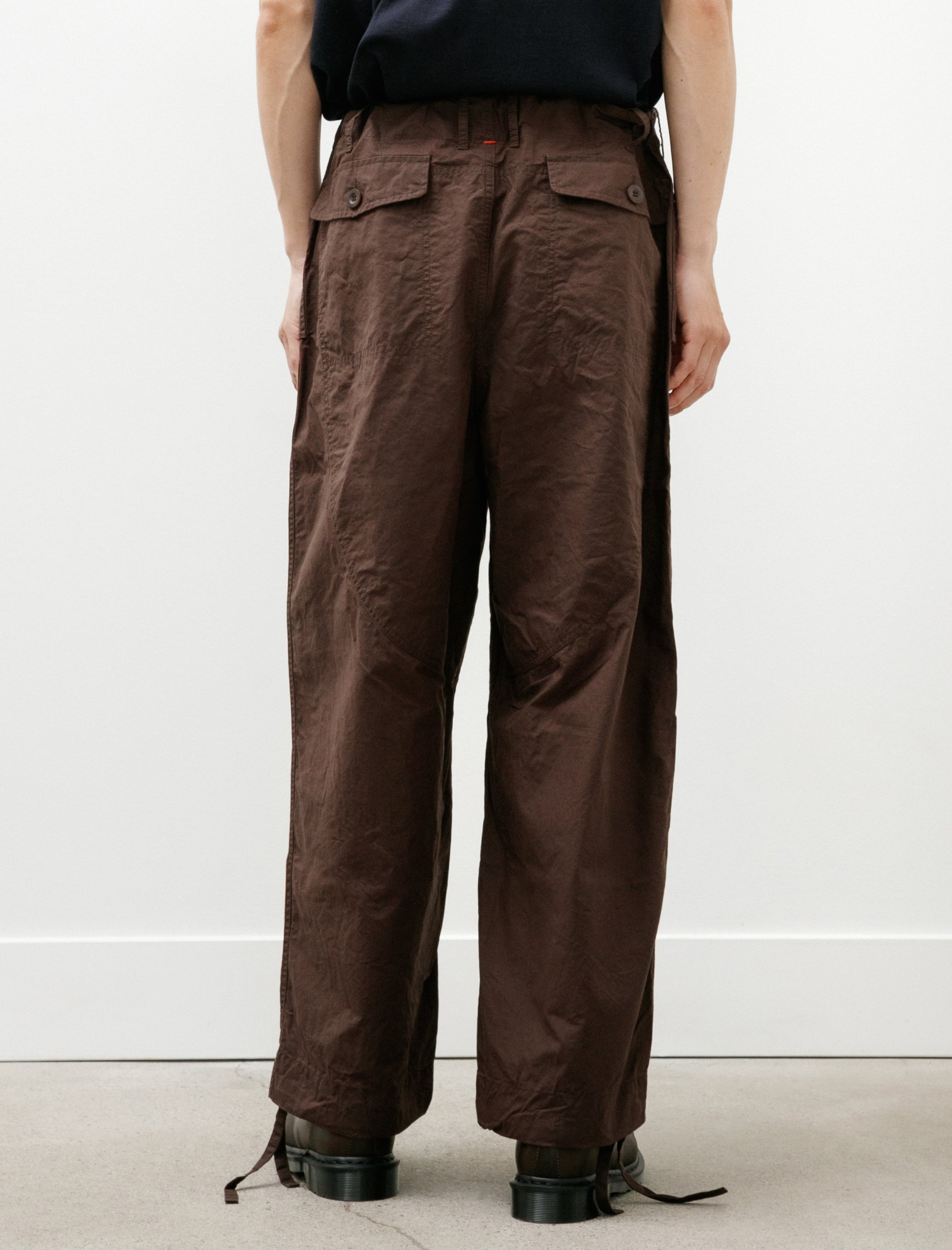 Abel Pant L Wax Ebony