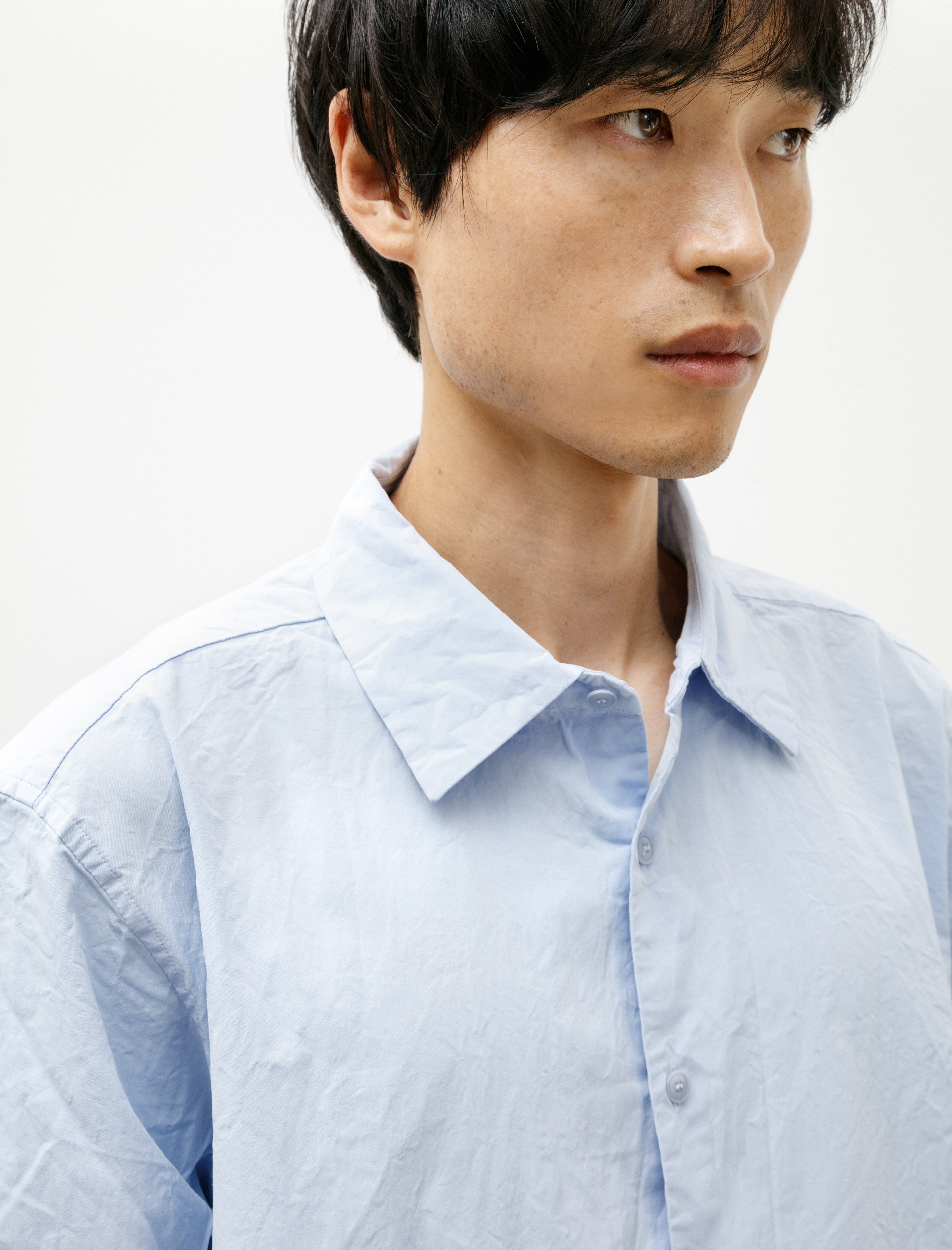 Ikla Shirt Paper Cotton Glacier